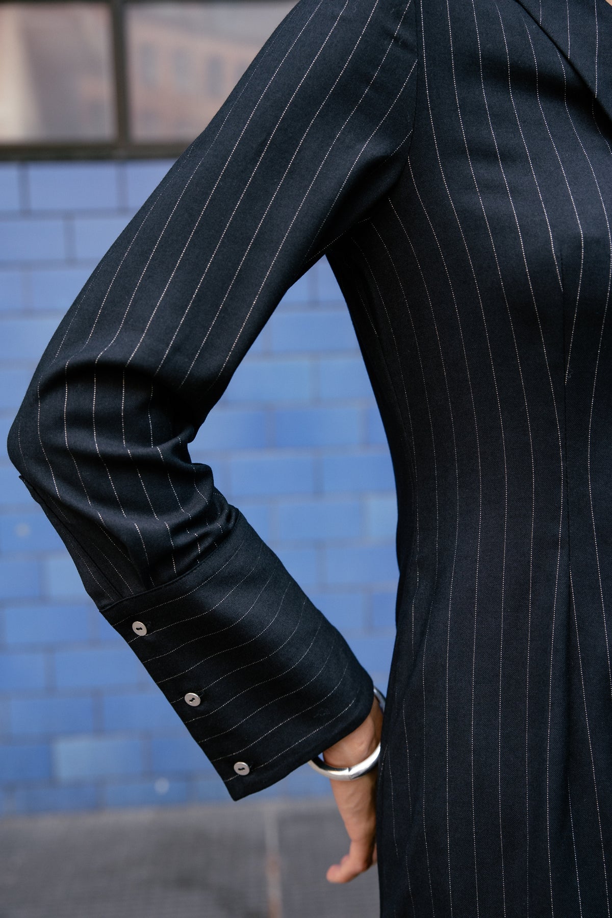 

Robe tailleur épaule dénudée Femme Rava Shiny black | Freeman T. Porter