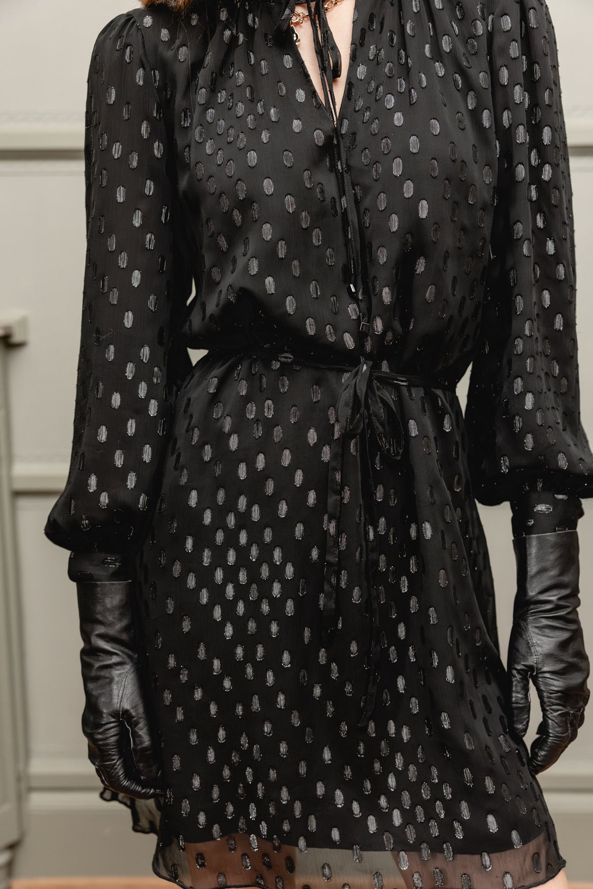 

Chiffonkleid Damen Rika black | Freeman T. Porter