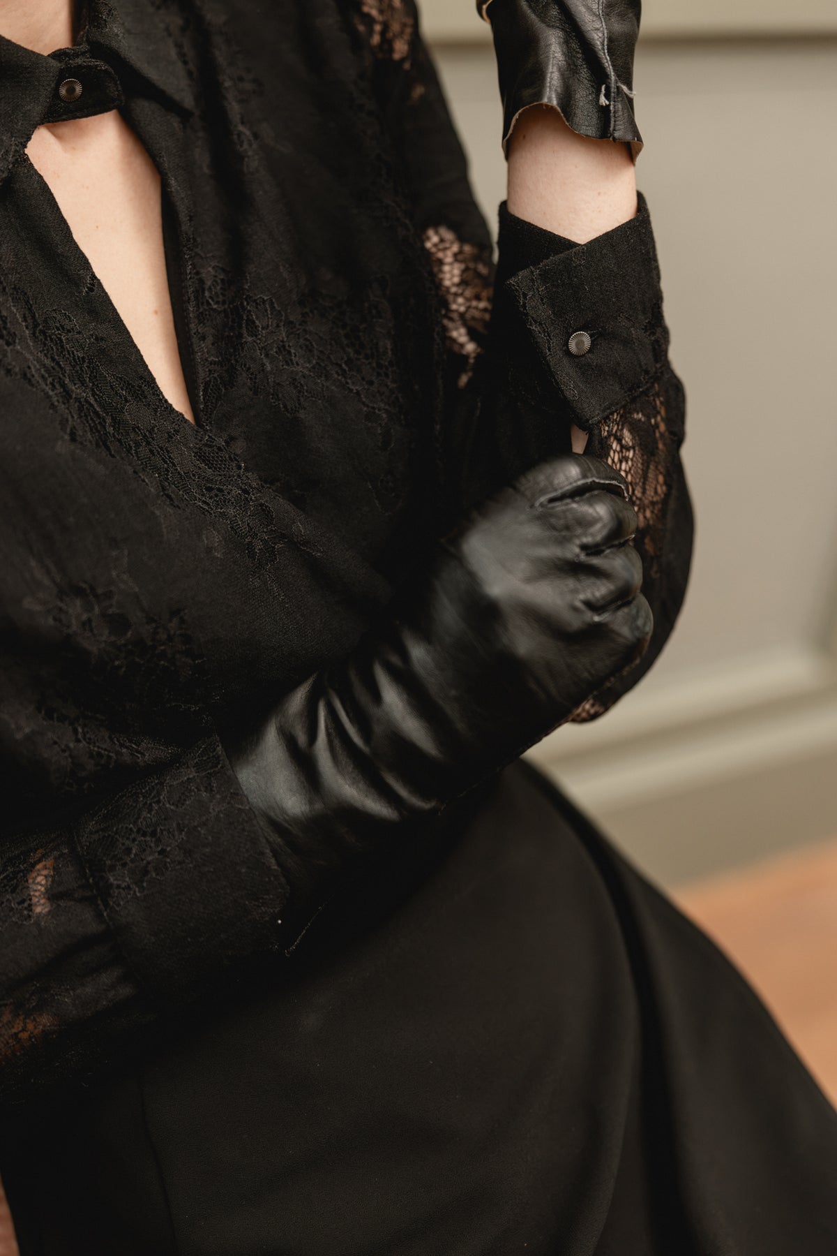 

Robe courte avec dentelle Femme Rociane black | Freeman T. Porter