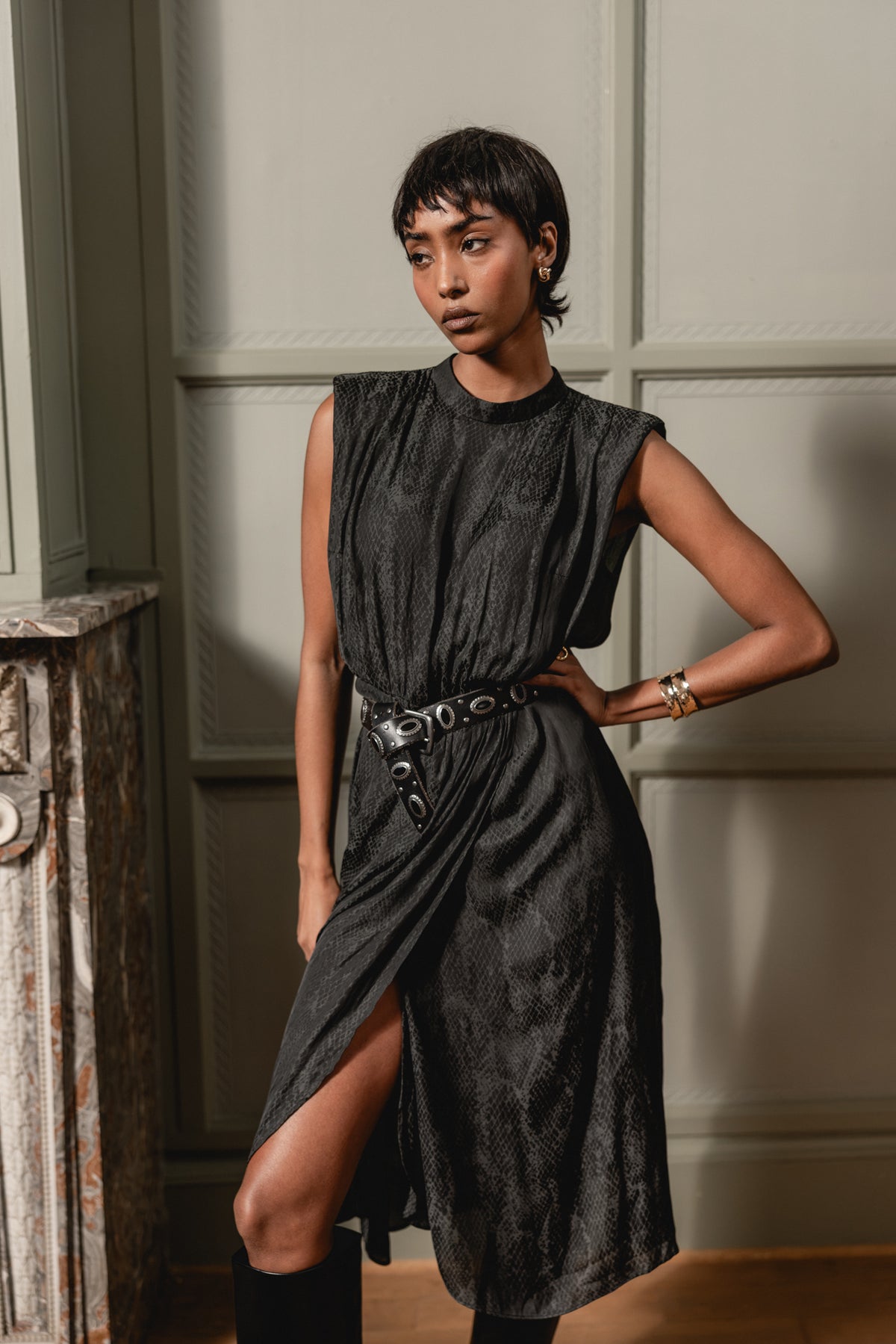   
            

Robe portefeuille chic Femme Roseane Classico carbone | Freeman T. Porter
          