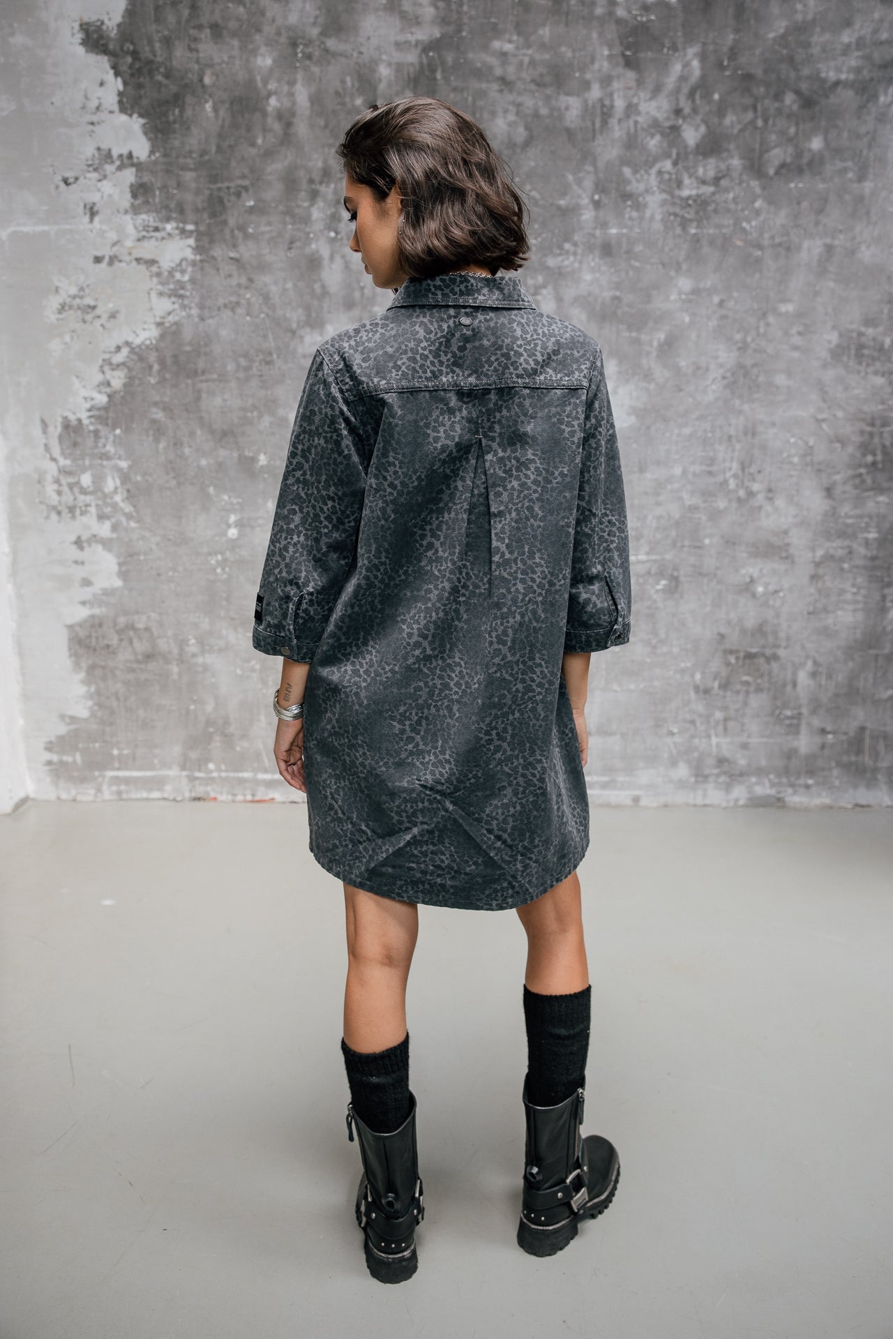 

Bedrucktes Hemdkleid Damen Rolly whistle | Freeman T. Porter