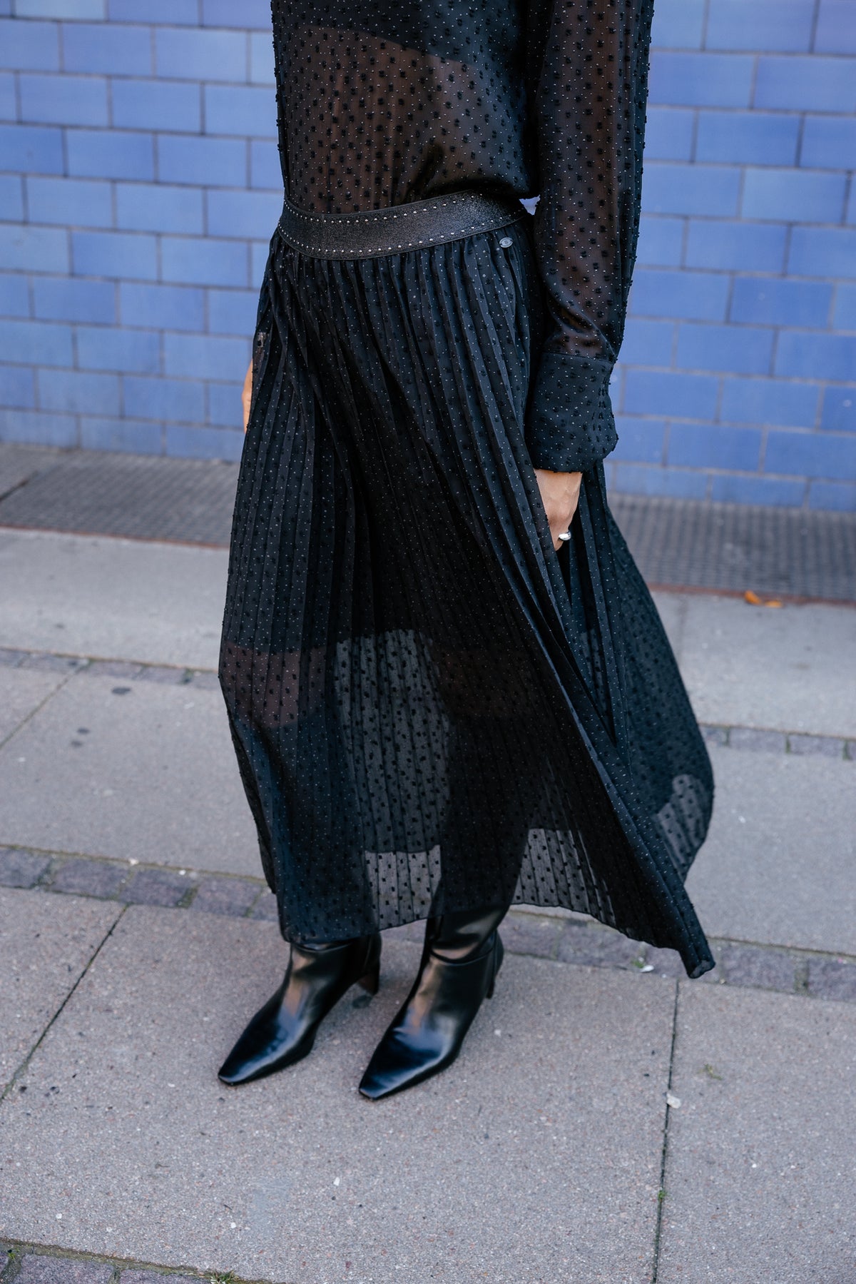   
            

Plissierter Tüllrock Damen Joalie Plumetis black | Freeman T. Porter
          