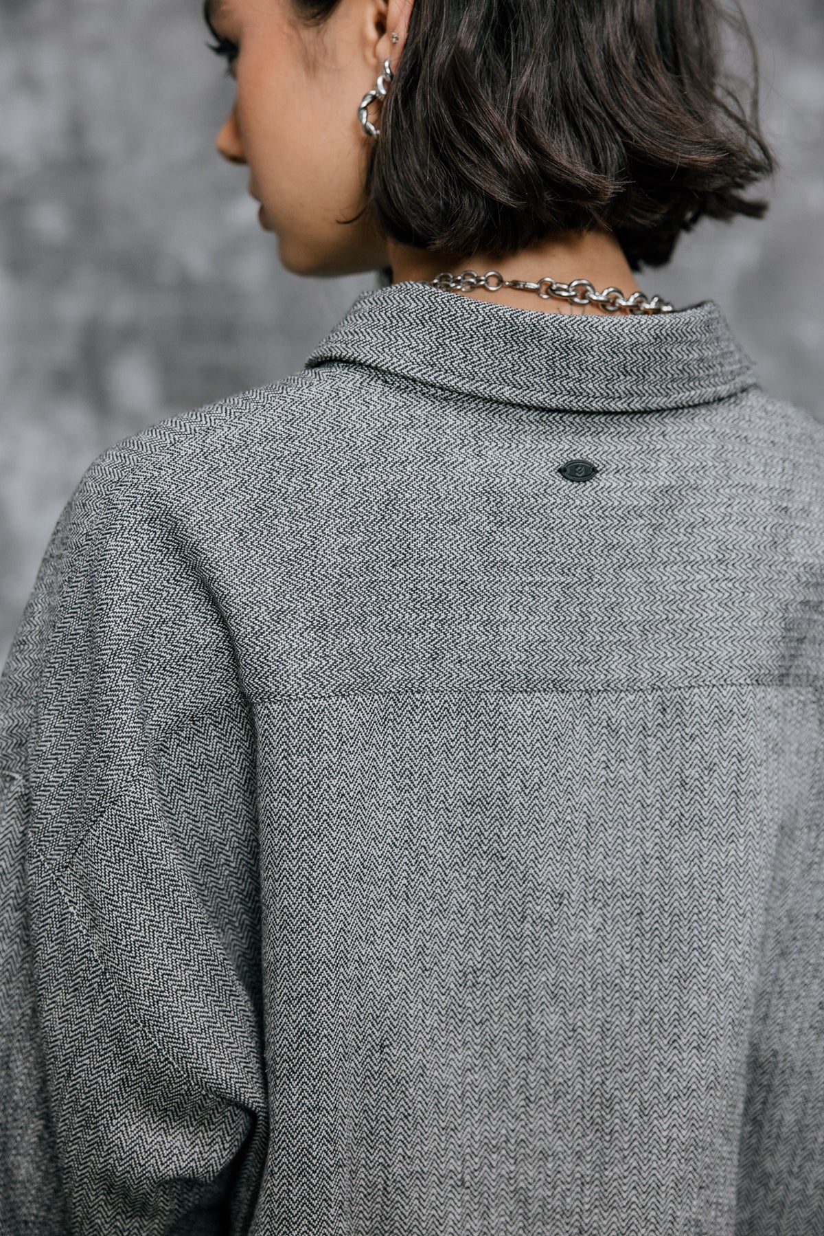 

Chemise zippée blousonnante Femme Chilly Dalton ultimate grey | Freeman T. Porter
