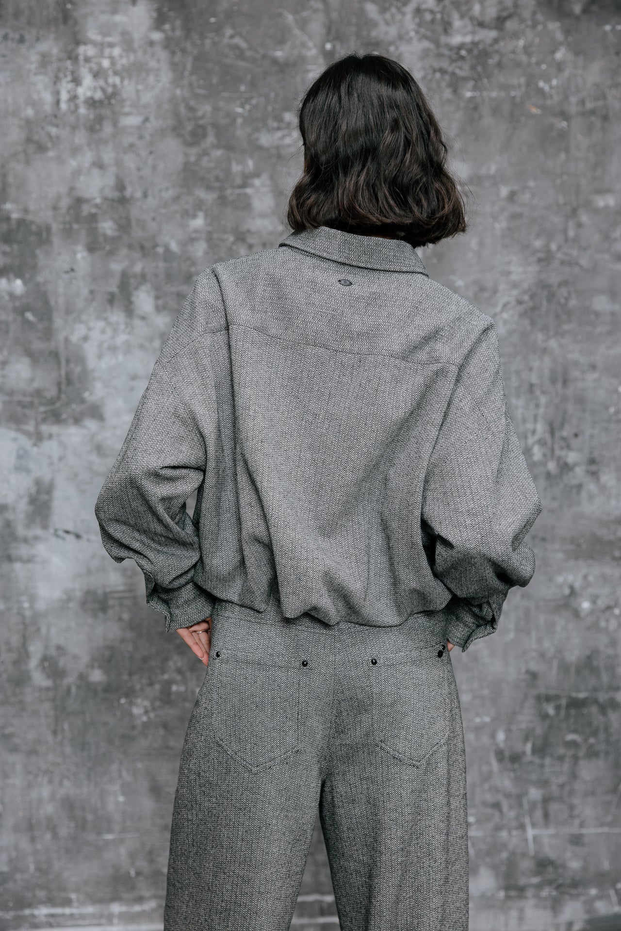 

Chemise zippée blousonnante Femme Chilly Dalton ultimate grey | Freeman T. Porter
