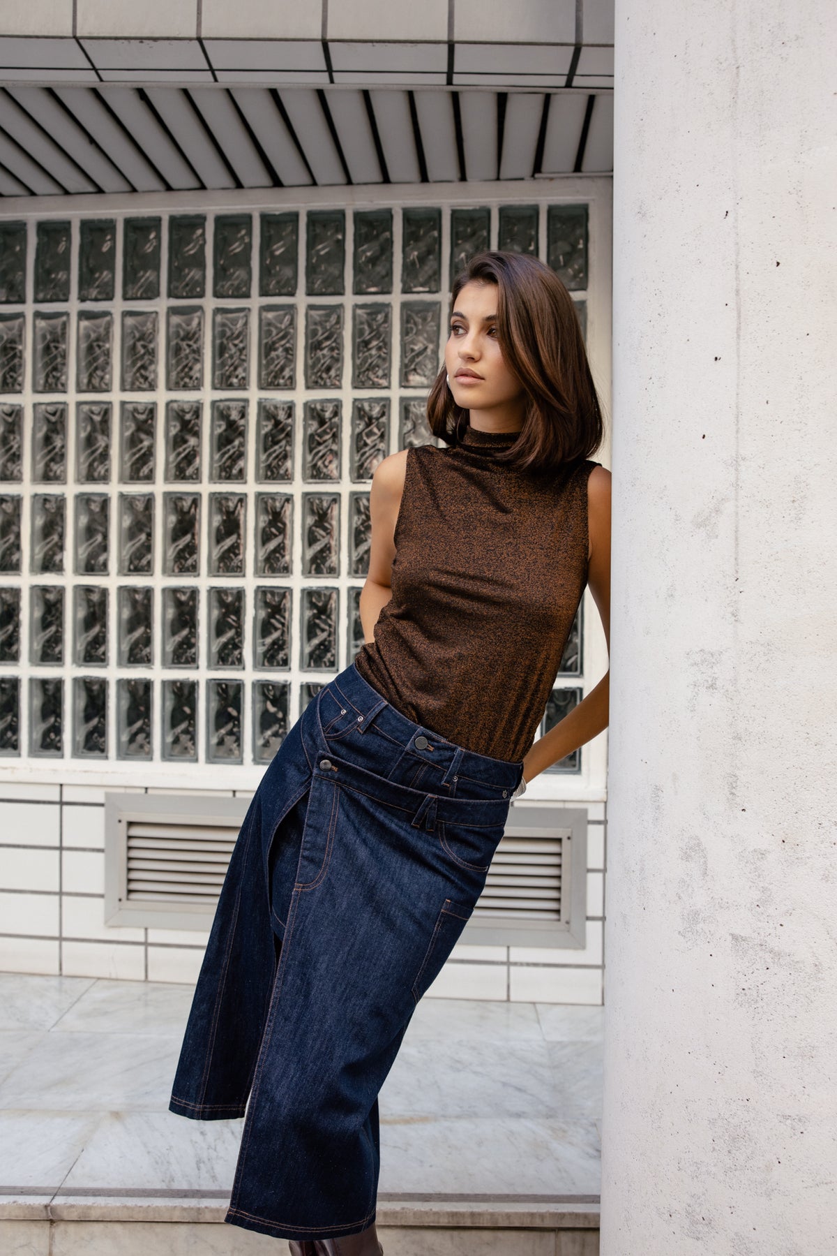 

Asymmetrischer Rock Damen Jorja twist | Freeman T. Porter
