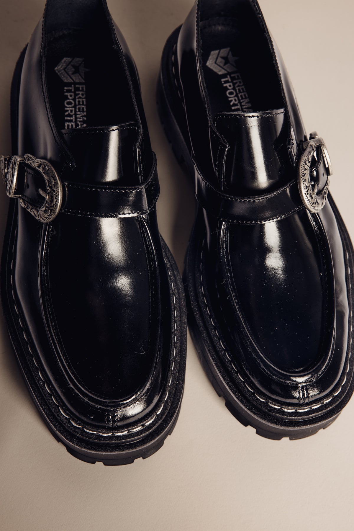 

Derby-Loafer Damen Josita black | Freeman T. Porter