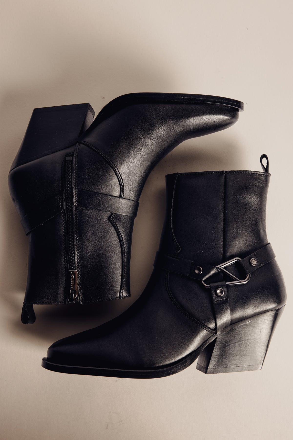 

Bottine à talon Femme Litzy Biker black | Freeman T. Porter