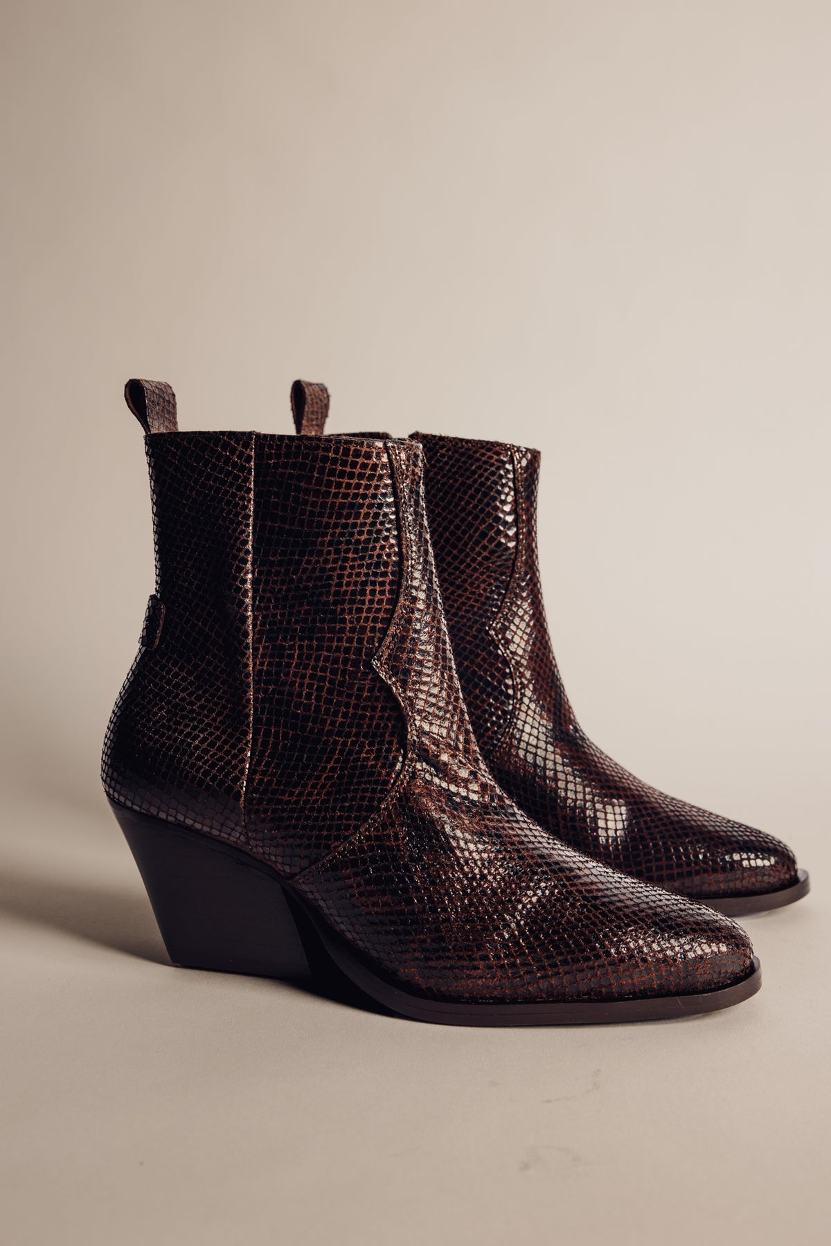 

Botins de pele Mulher Litzy Python python | Freeman T. Porter