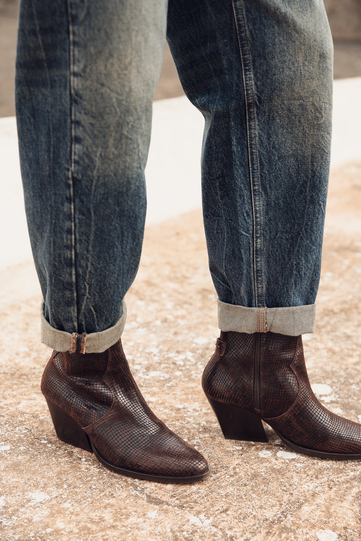 

Botins de pele Mulher Litzy Python python | Freeman T. Porter