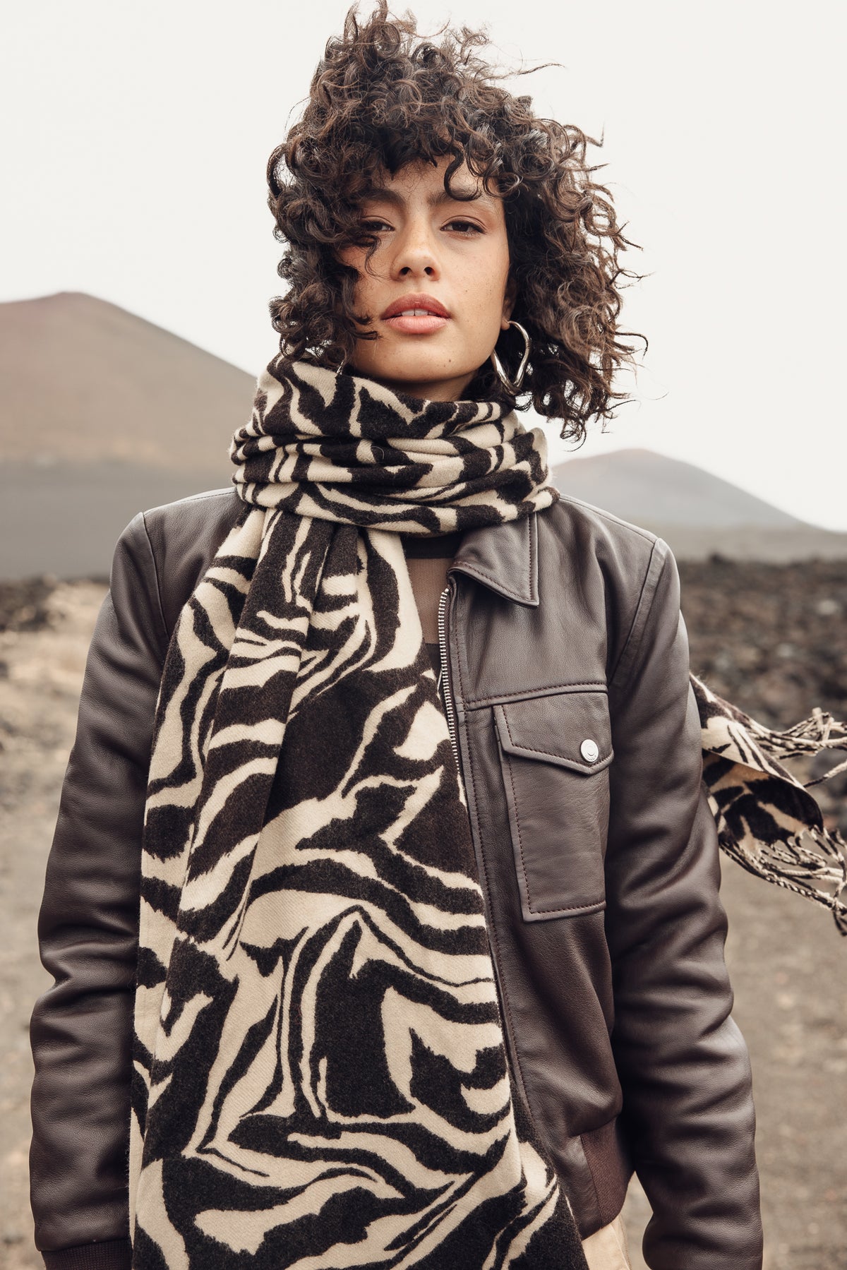 

Cachecol estampado Mulher Elonie original | Freeman T. Porter