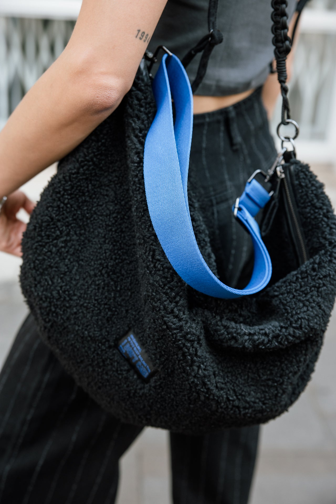 

Kunstfell-Tasche Damen Kawa Sherpa black | Freeman T. Porter