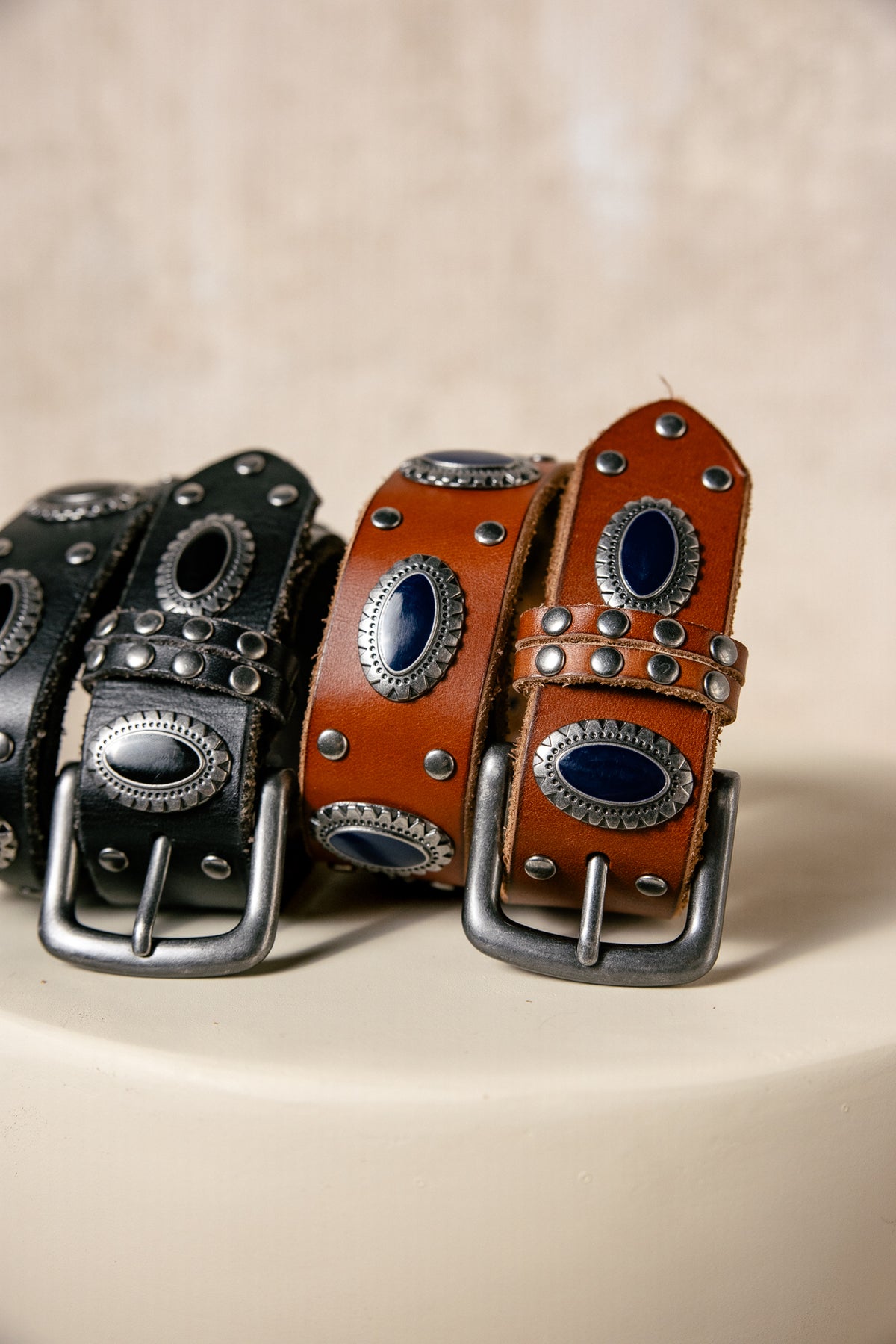 

Ceinture en cuir Femme Kimera cognac | Freeman T. Porter