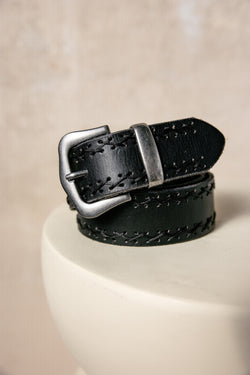 

Ceinture en cuir Femme Karolis black | Freeman T. Porter