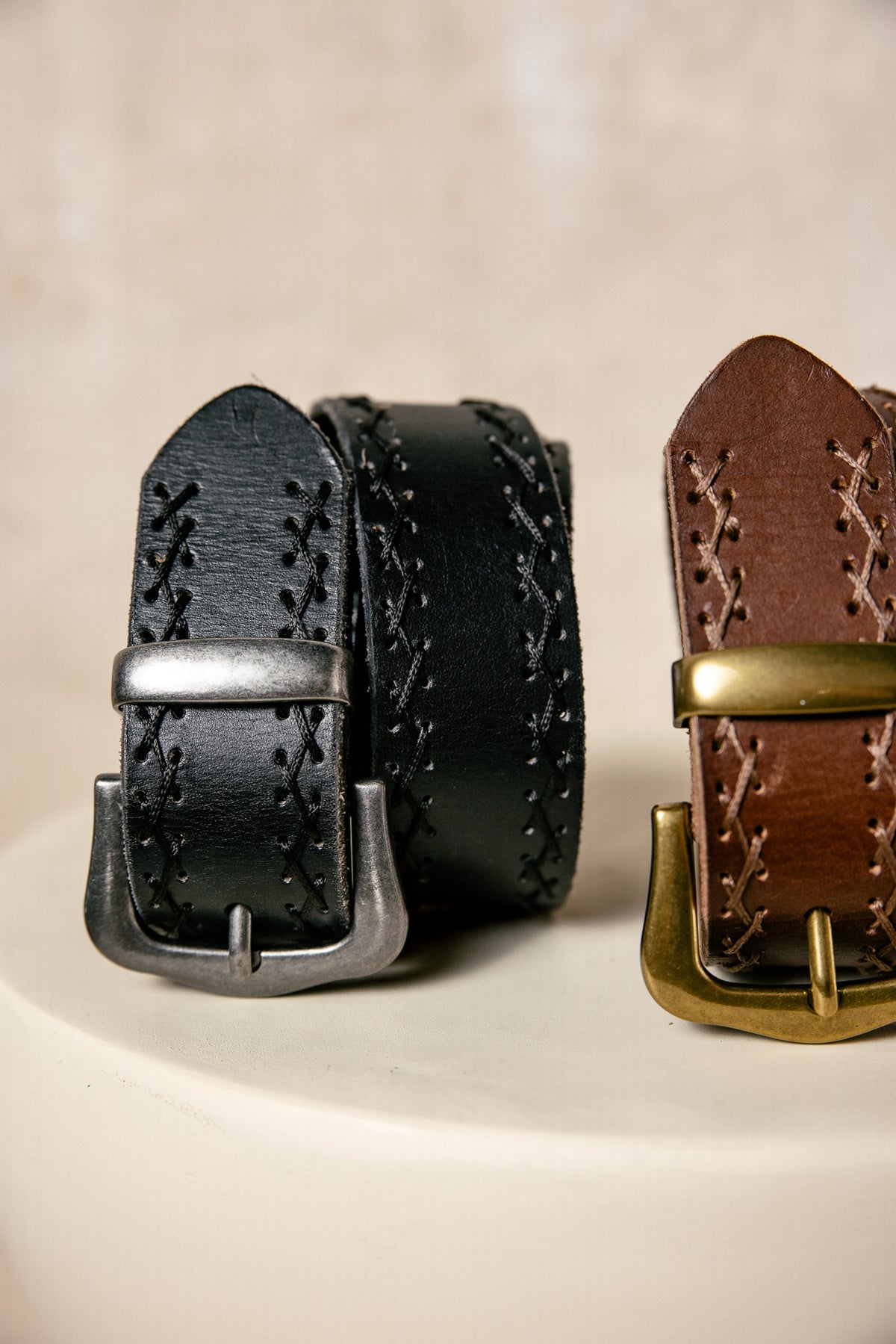 

Cinto em pele Mulher Karolis black | Freeman T. Porter