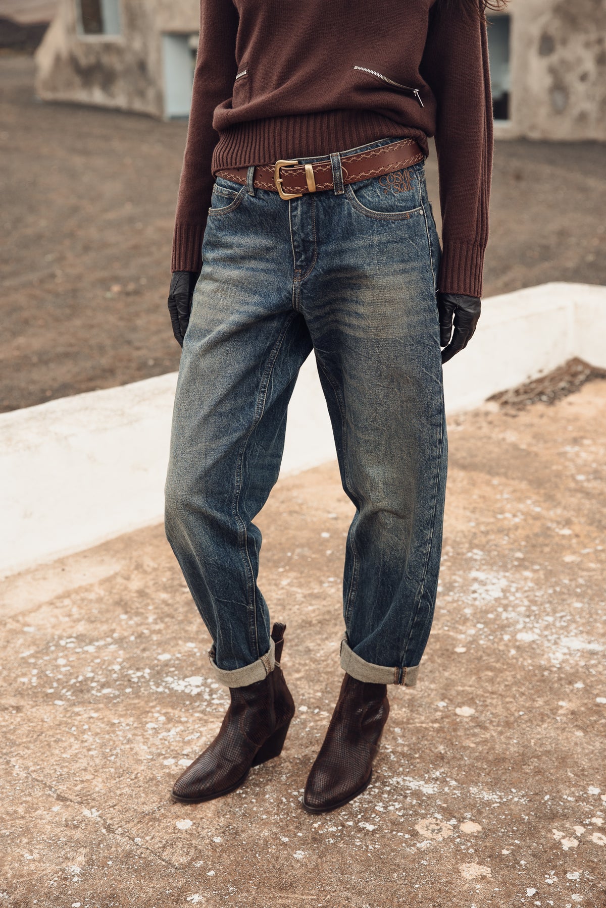 
              

Leather belt Women Karolis dark brown | Freeman T. Porter
            