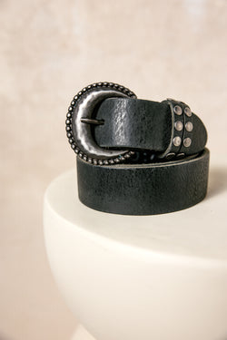 

Ceinture en cuir Femme Kirza black | Freeman T. Porter