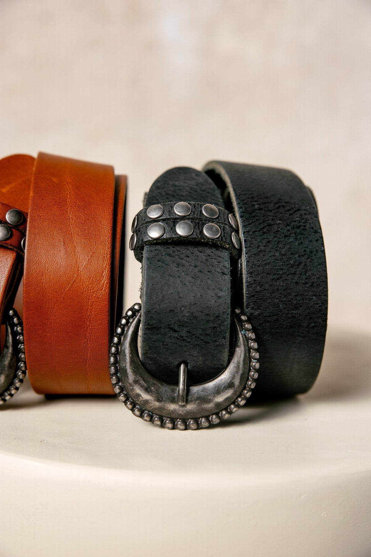 

Cinto de pele Mulher Kirza black | Freeman T. Porter