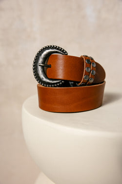 

Ceinture en cuir Femme Kirza camel | Freeman T. Porter