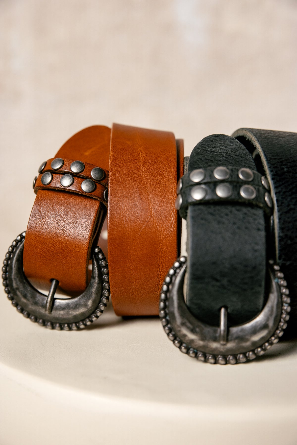 

Ceinture en cuir Femme Kirza camel | Freeman T. Porter