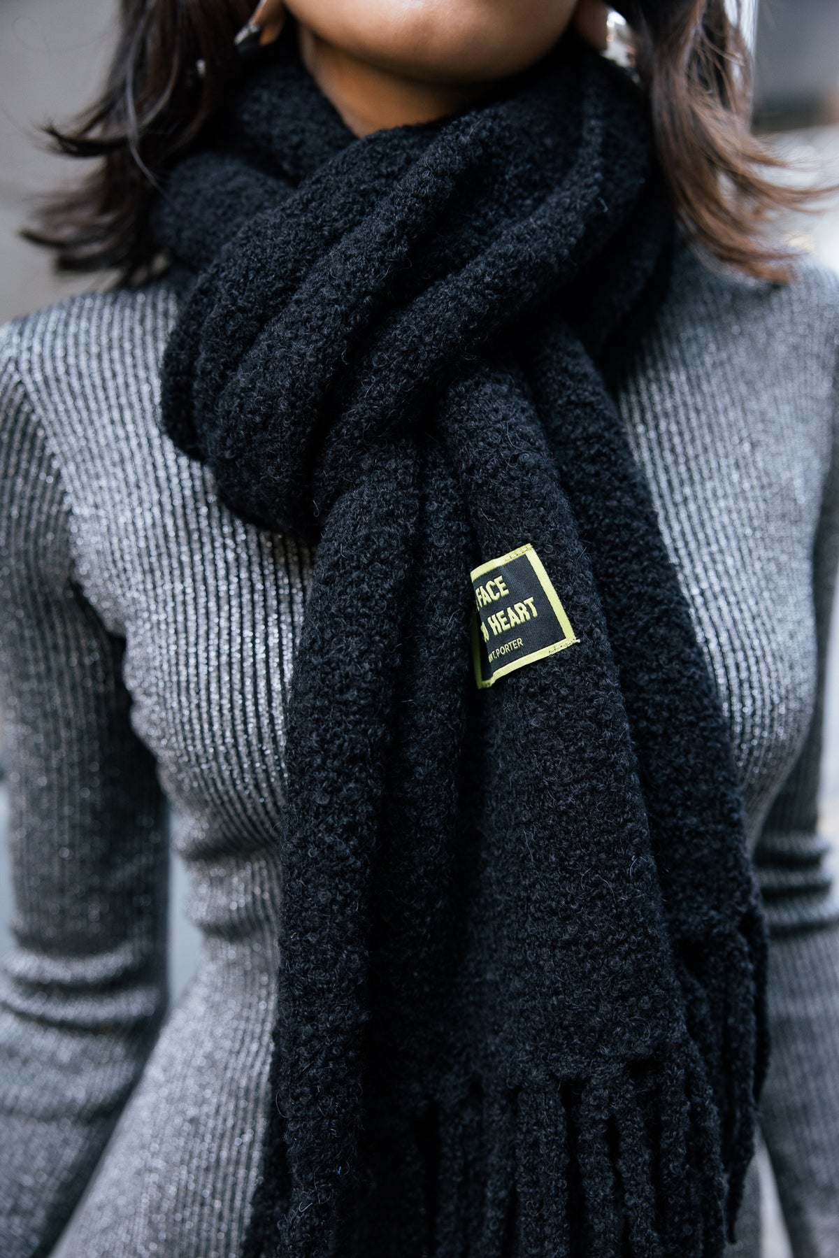   
            

Schal mit Fransen Damen Elianor black | Freeman T. Porter
          