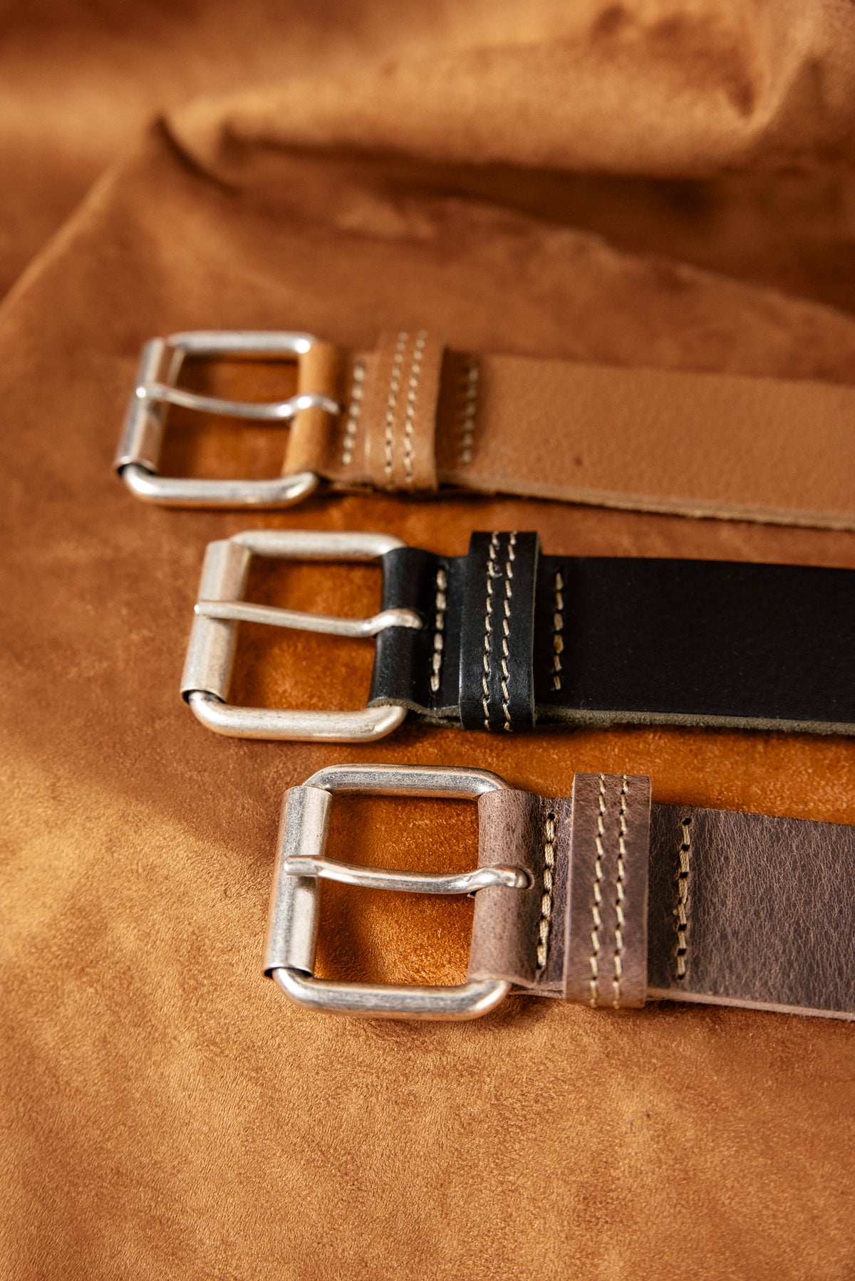 

Ledergürtel Herren Abacus dark brown | Freeman T. Porter