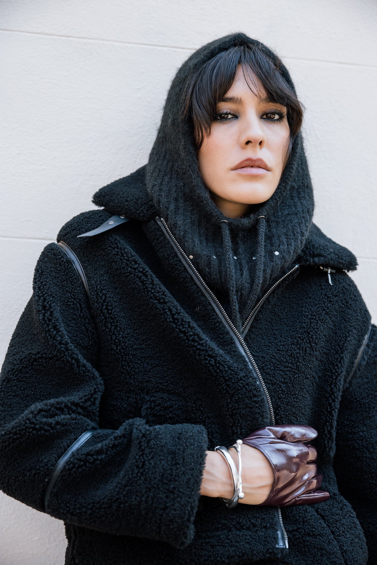 

Cagoule avec cordon de serrage Femme Celene black | Freeman T. Porter