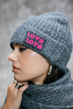 

Bonnet à revers Femme Elina Comfy grey | Freeman T. Porter
