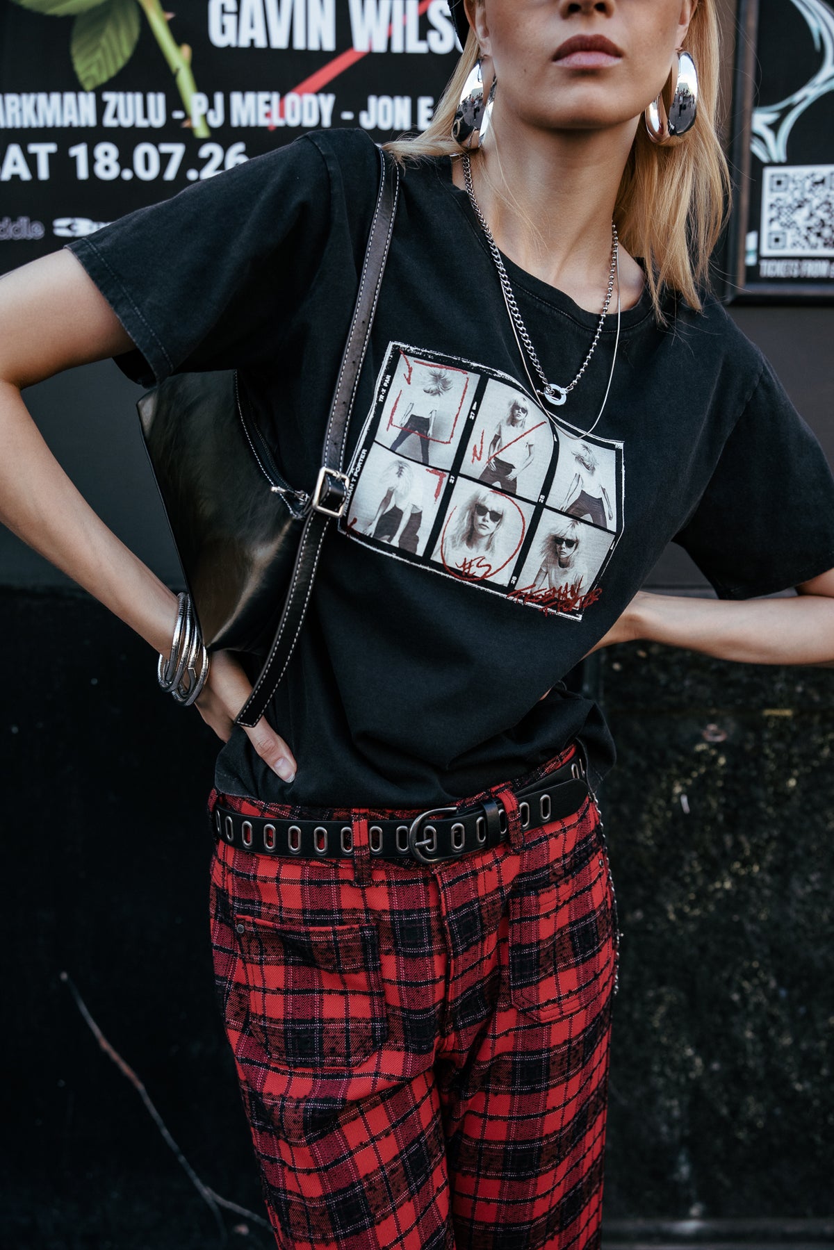 

Bedrucktes T-Shirt Damen Suria Photobooth black | Freeman T. Porter