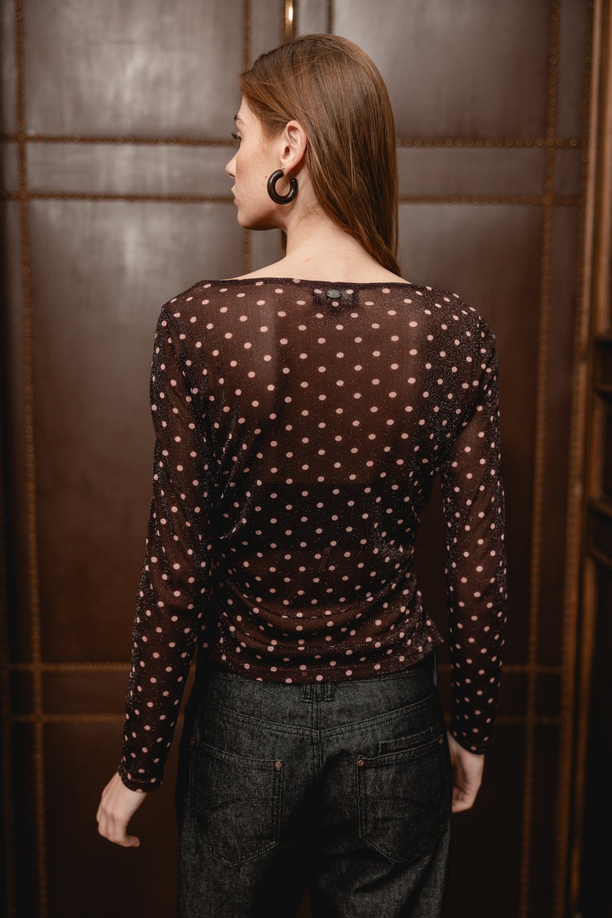 

Mesh-Tops mit Punkten Damen Taciana Dots wine | Freeman T. Porter