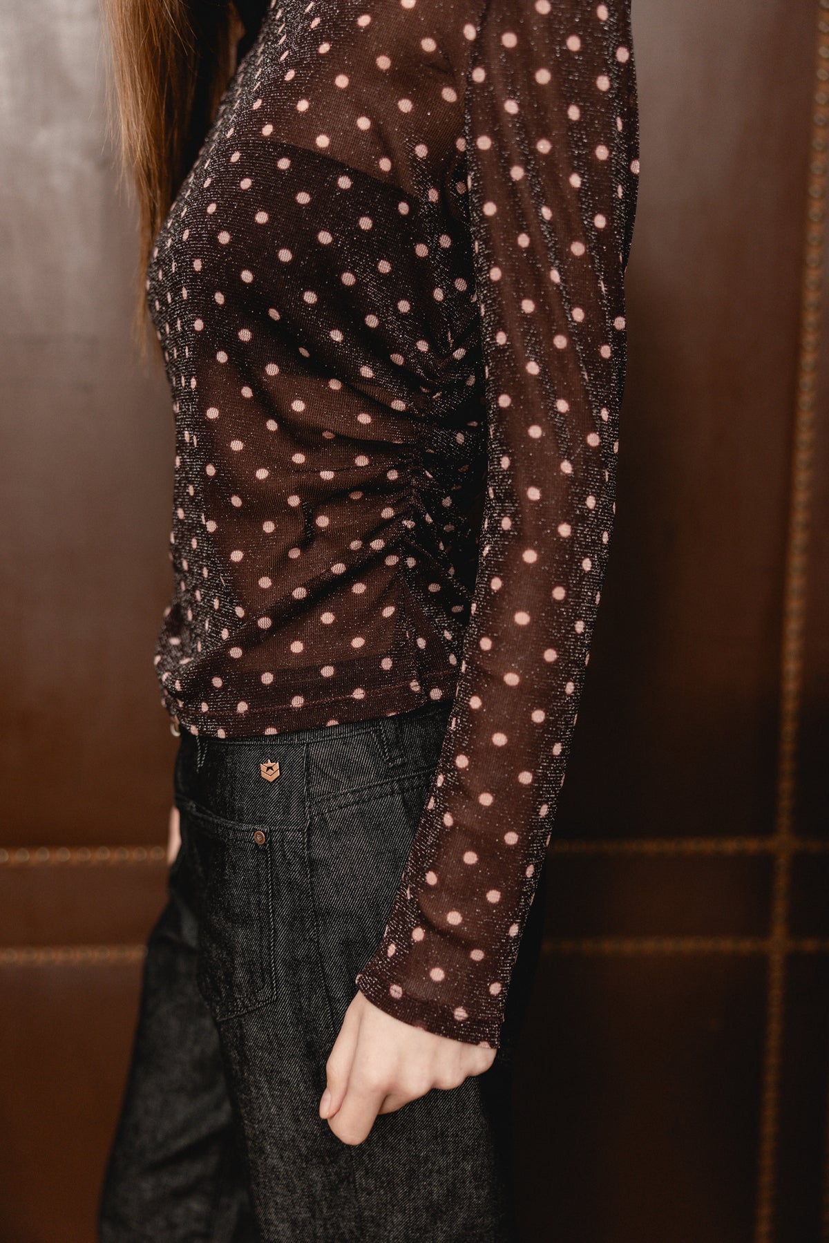 

Mesh-Tops mit Punkten Damen Taciana Dots wine | Freeman T. Porter