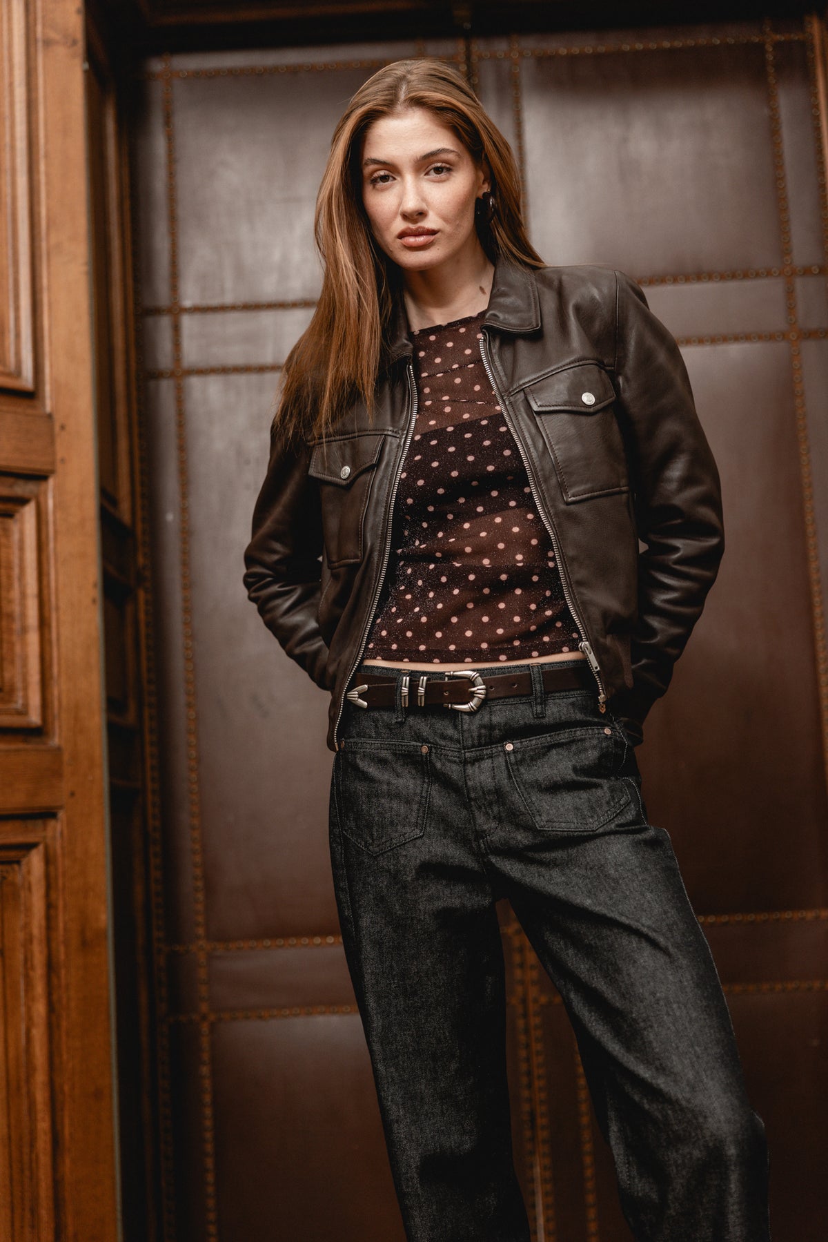

Mesh-Tops mit Punkten Damen Taciana Dots wine | Freeman T. Porter