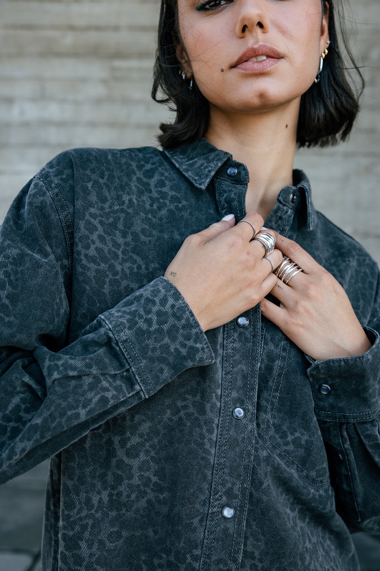 

Chemise oversize léopard Femme Chella whistle | Freeman T. Porter