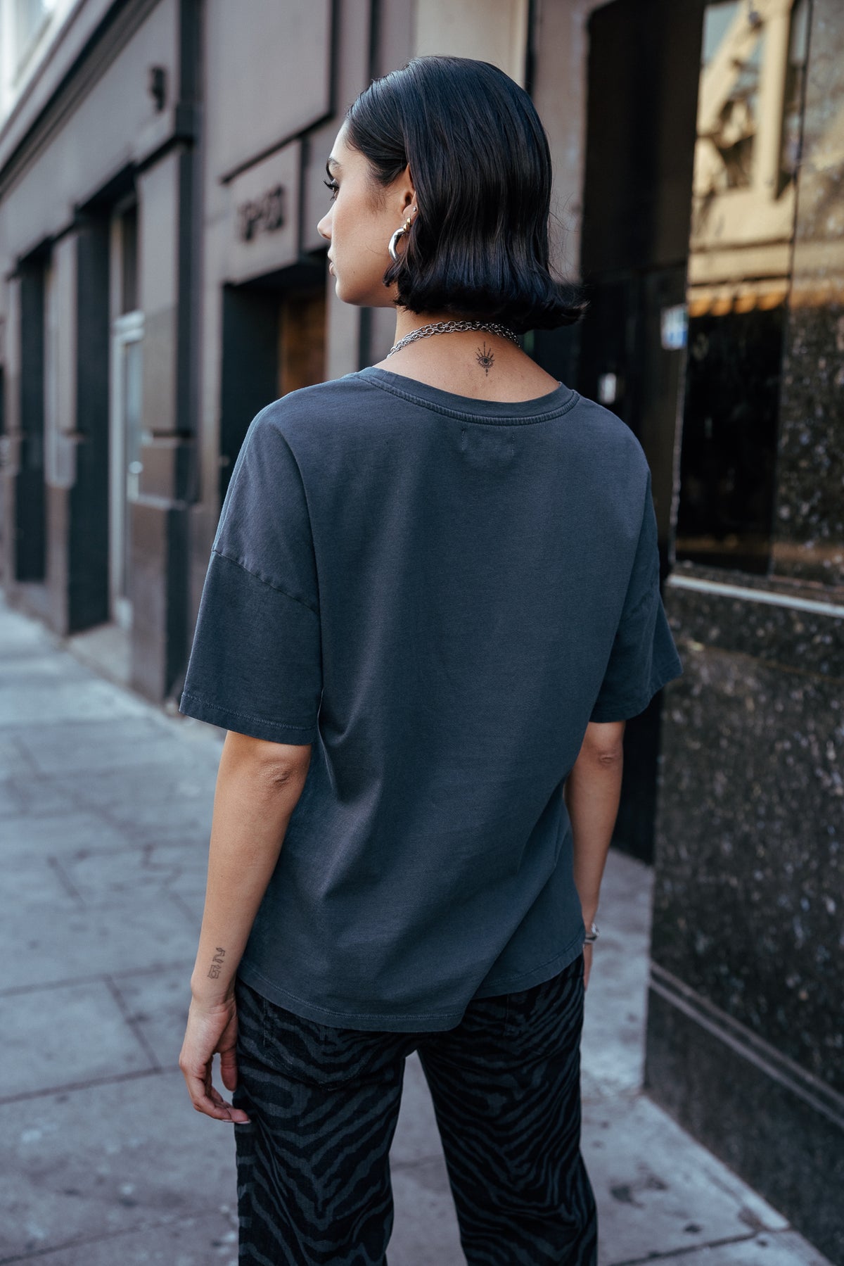 

T-Shirt imprimé Femme Tomia Word carbone | Freeman T. Porter