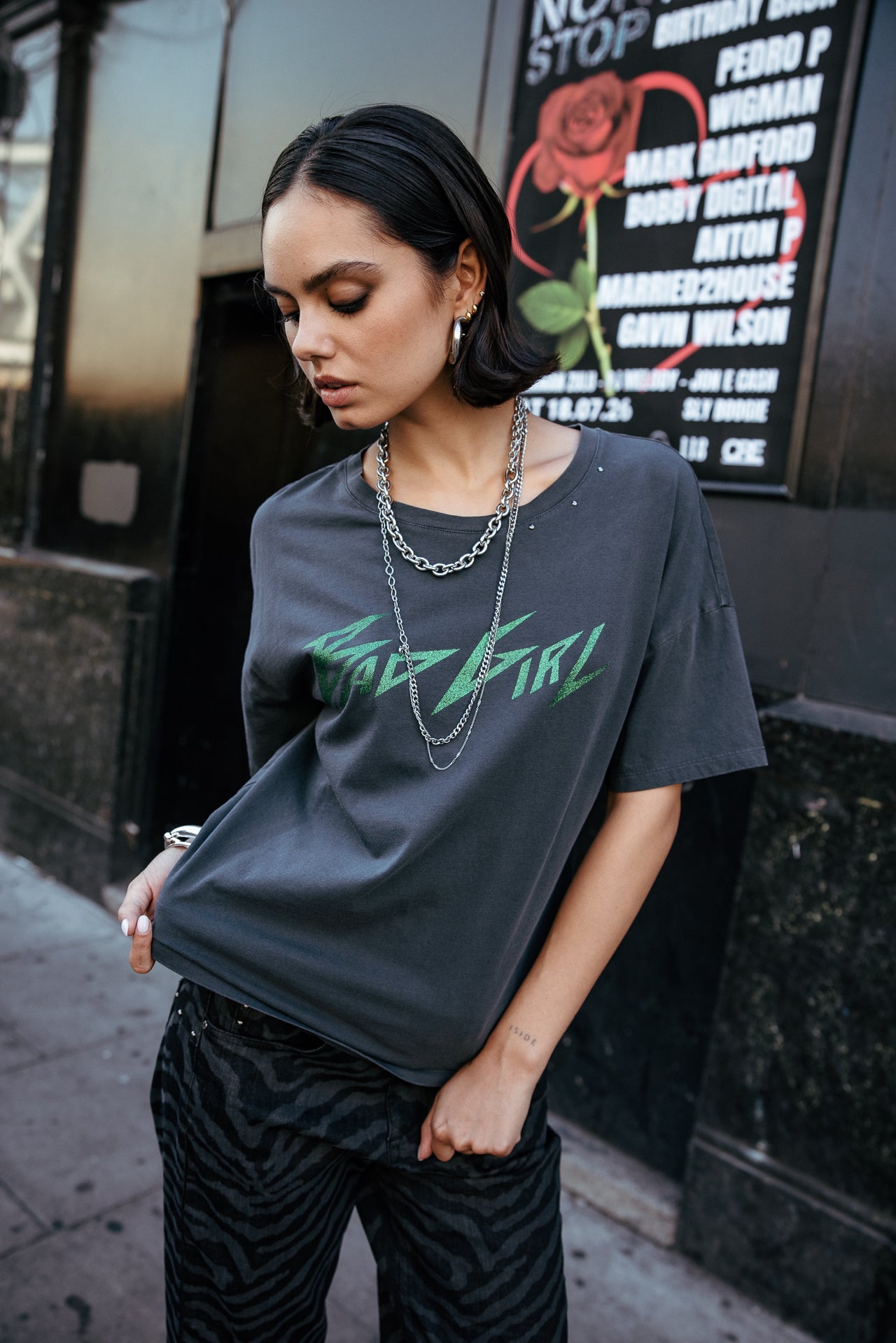 

T-Shirt imprimé Femme Tomia Word carbone | Freeman T. Porter