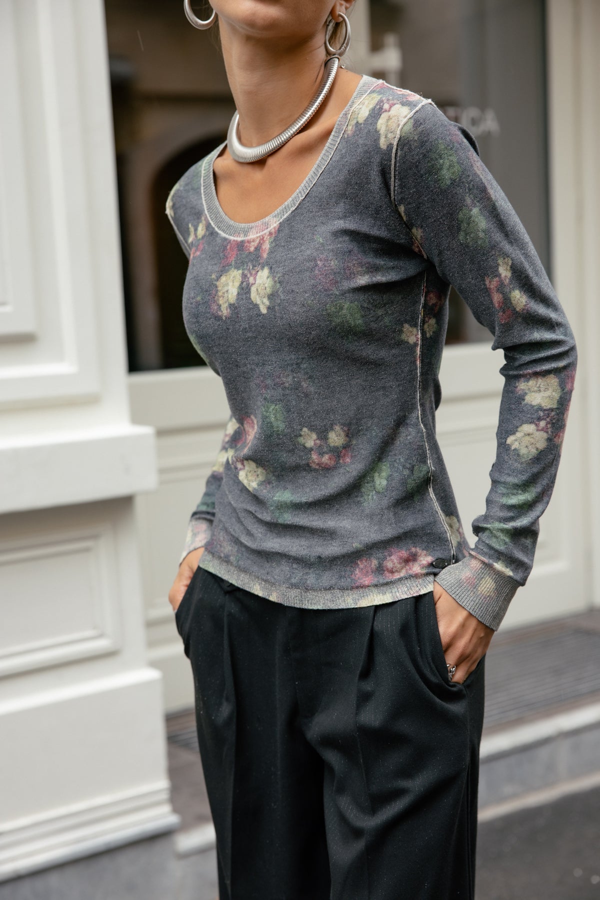   
            

Bedruckter Pullover Damen Tranie Vintage Flowers black | Freeman T. Porter
          