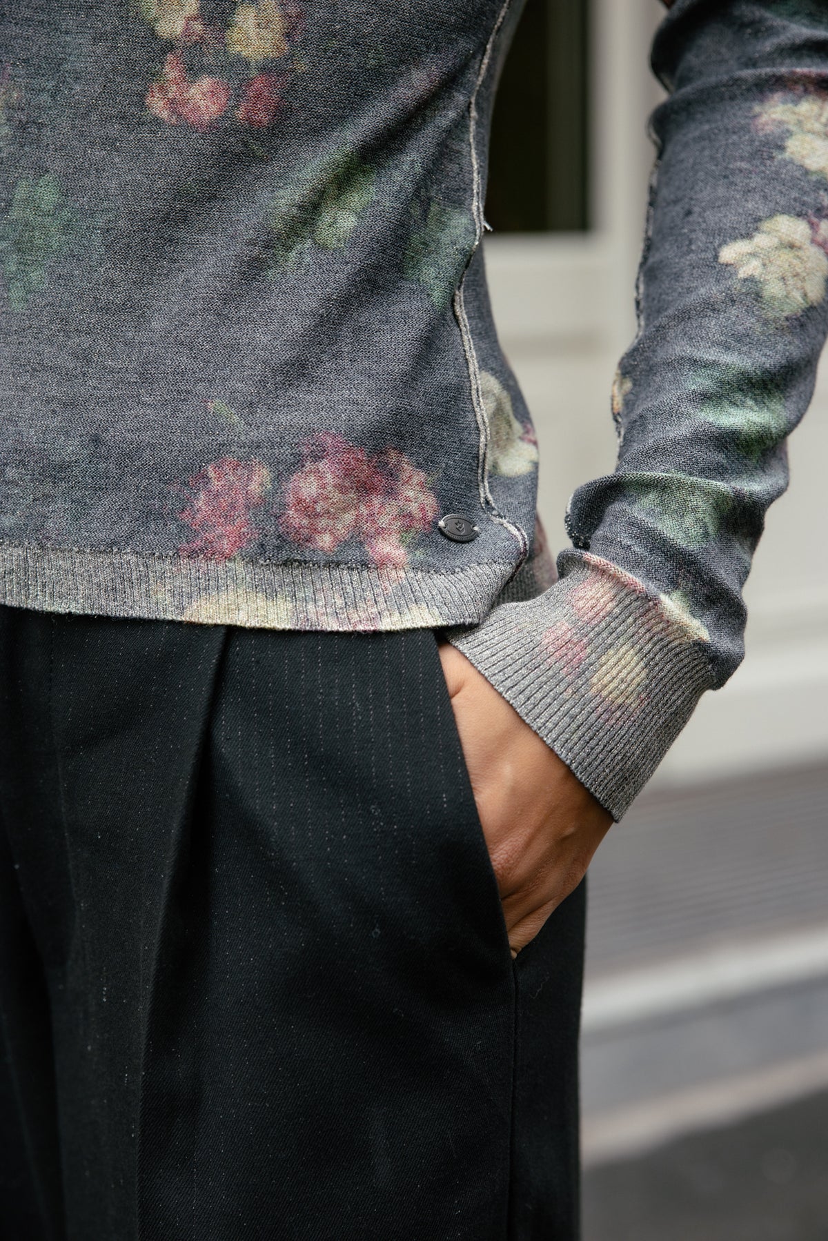 

Bedruckter Pullover Damen Tranie Vintage Flowers black | Freeman T. Porter