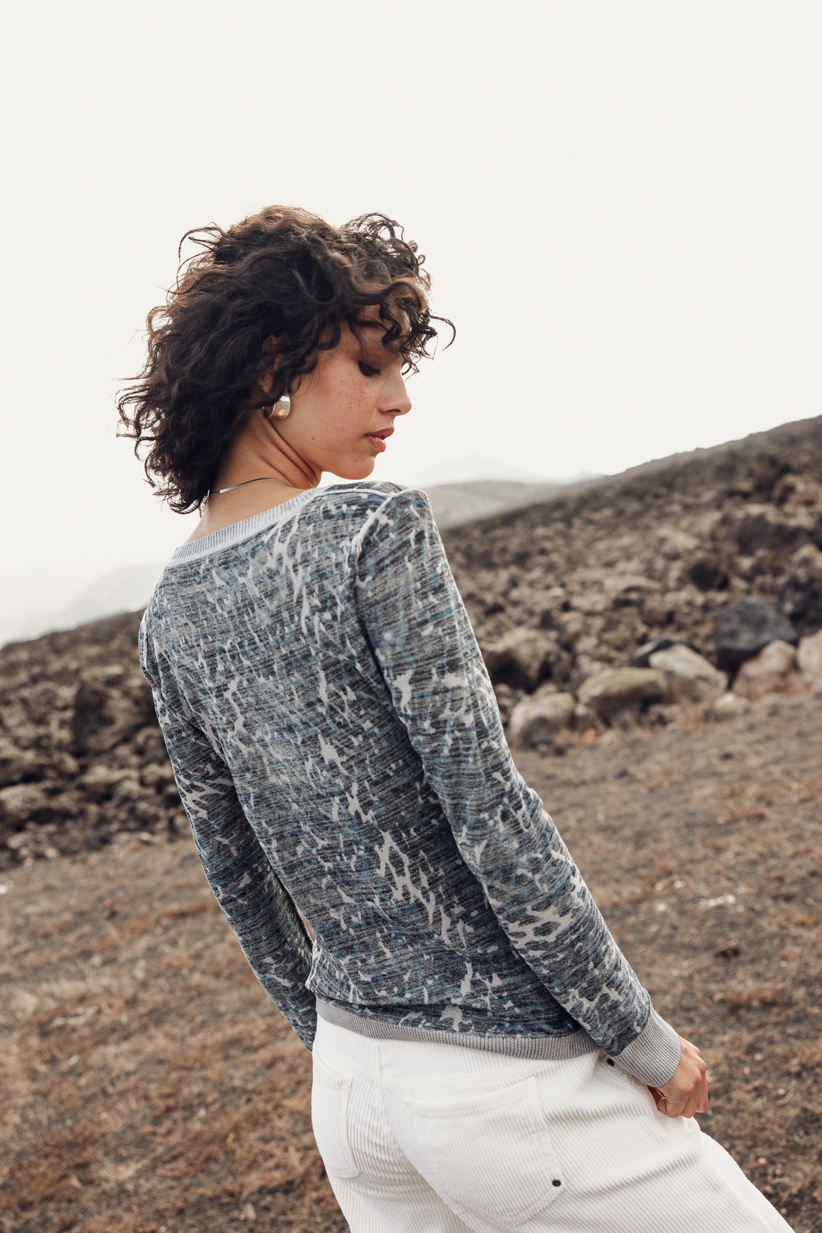 

Camisola estampada Mulher Tranie Leo Revers colonial blue | Freeman T. Porter