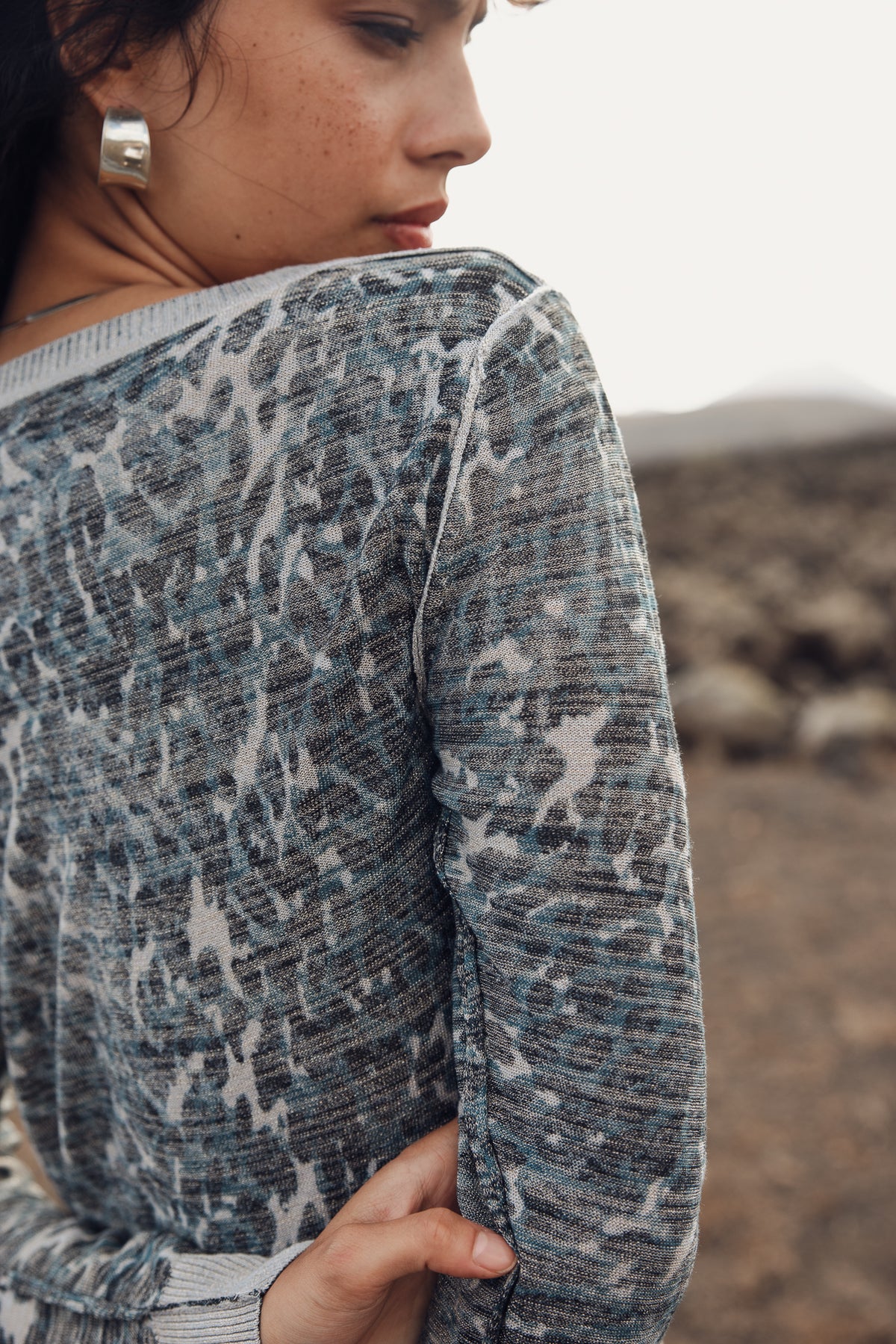 

Camisola estampada Mulher Tranie Leo Revers colonial blue | Freeman T. Porter