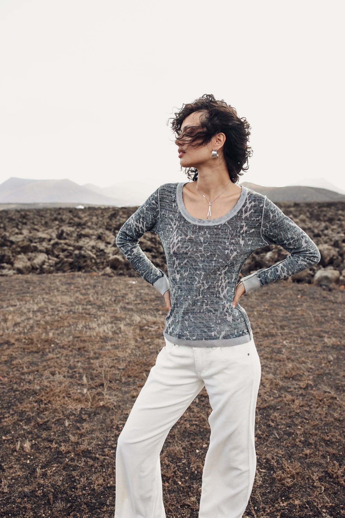 

Camisola estampada Mulher Tranie Leo Revers colonial blue | Freeman T. Porter