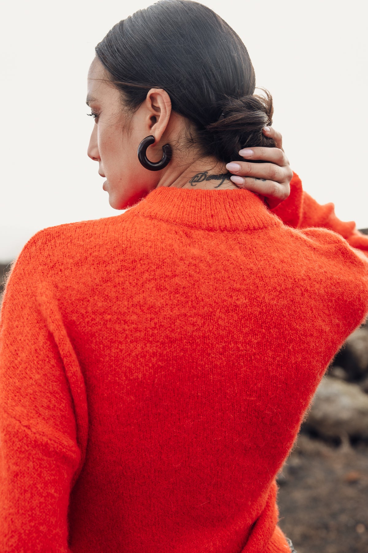 

Gemütlicher Pullover mit mittelhohem Kragen Damen Paly cherry tomato | Freeman T. Porter