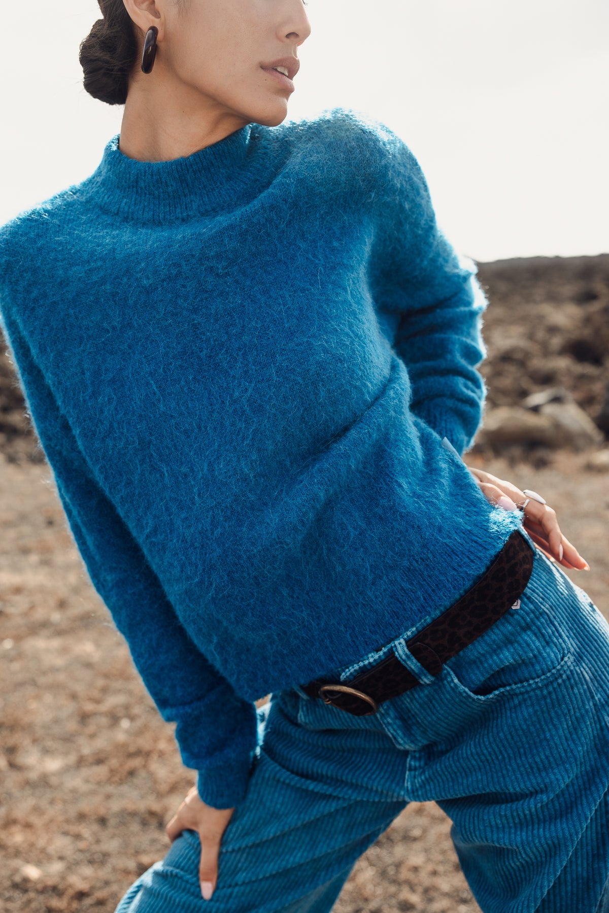 

Komfortabler Pullover mit Stehkragen Damen Paly seaport | Freeman T. Porter