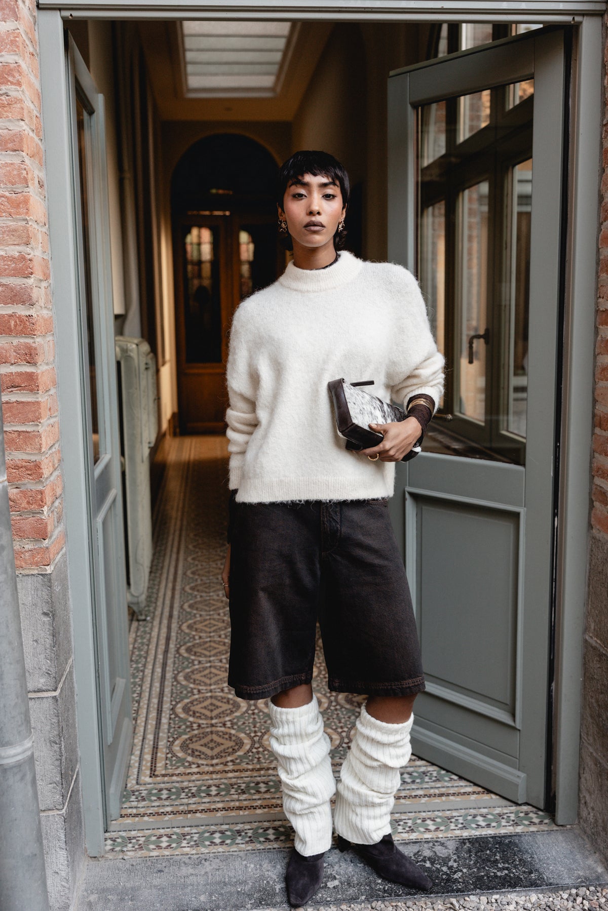 

Komfortabler Pullover mit Stehkragen Damen Paly natural | Freeman T. Porter