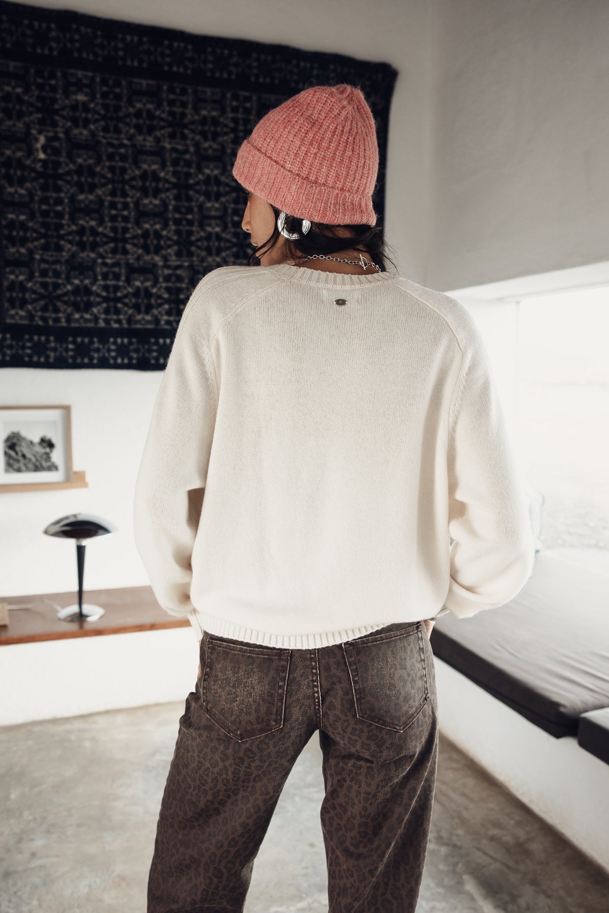

Camisola confortável com bolsos com fecho Mulher Pelson beige | Freeman T. Porter