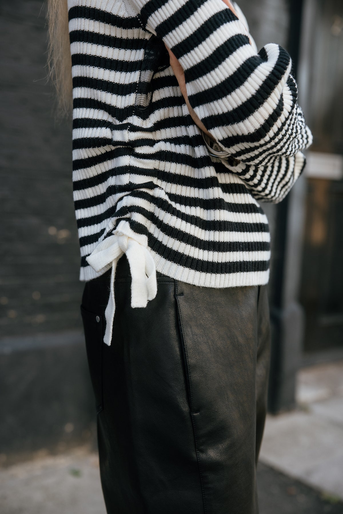

Pull avec incrustations de dentelle Femme Preece Sailor white | Freeman T. Porter