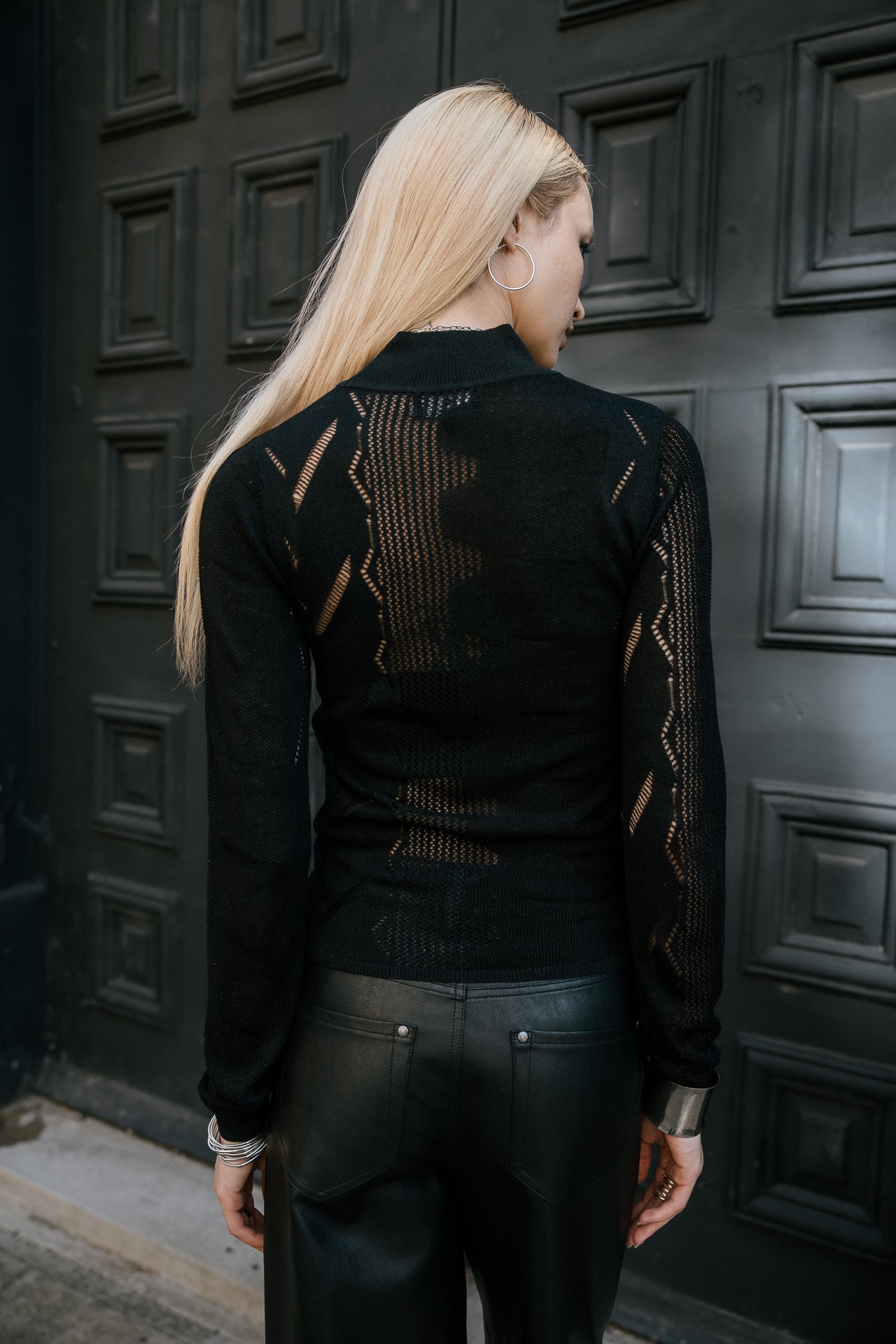 

Pull ajouré Femme Prym Grunge black | Freeman T. Porter