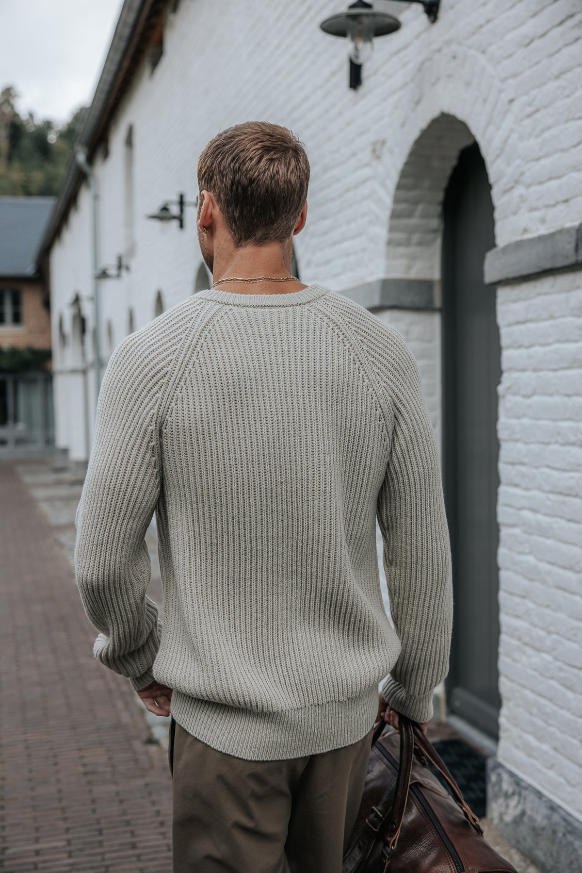 

Jersey de punto con cremallera Hombre Averill Maker beige | Freeman T. Porter