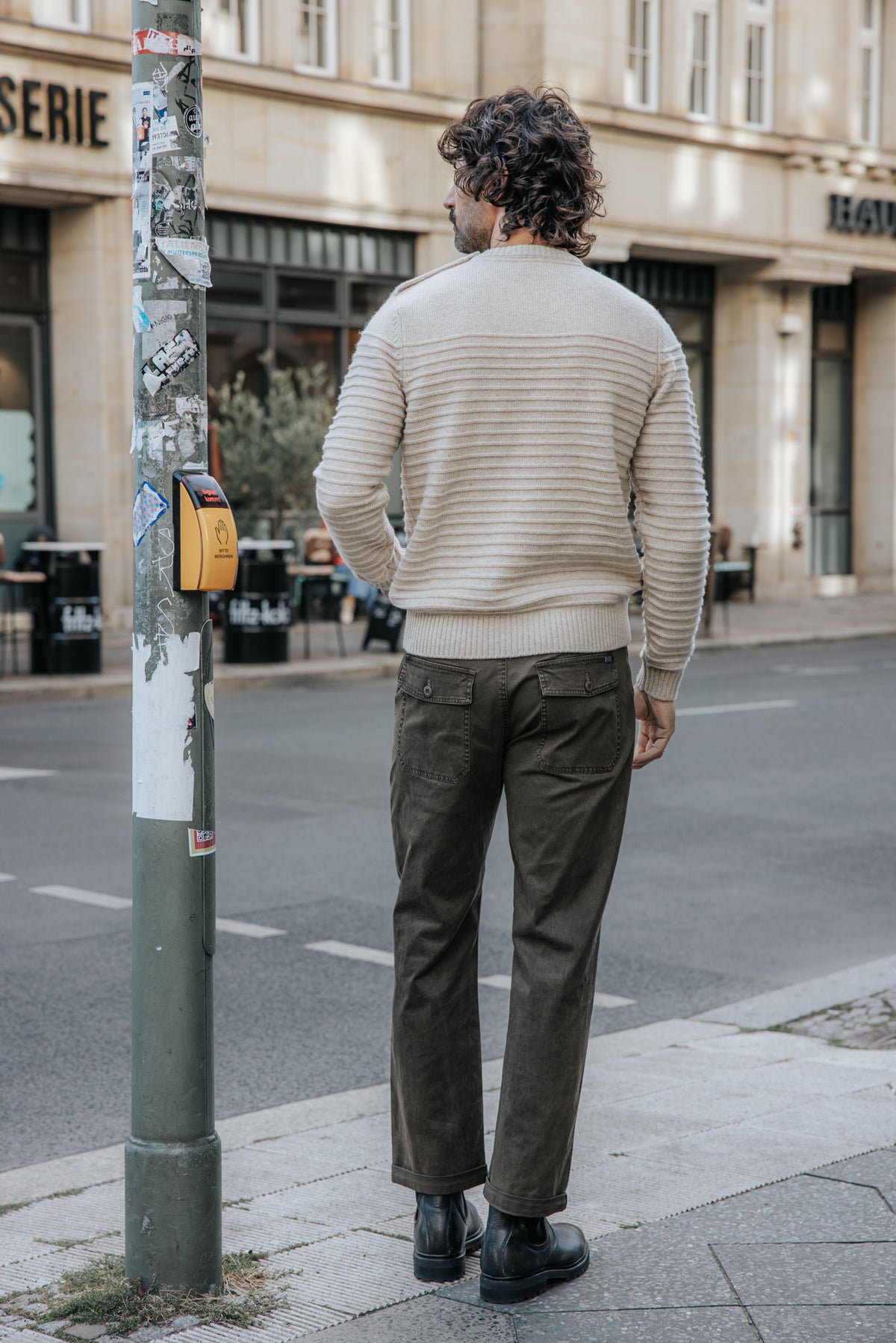 

Jersey texturizado con botón Hombre Ackley Tide egret | Freeman T. Porter