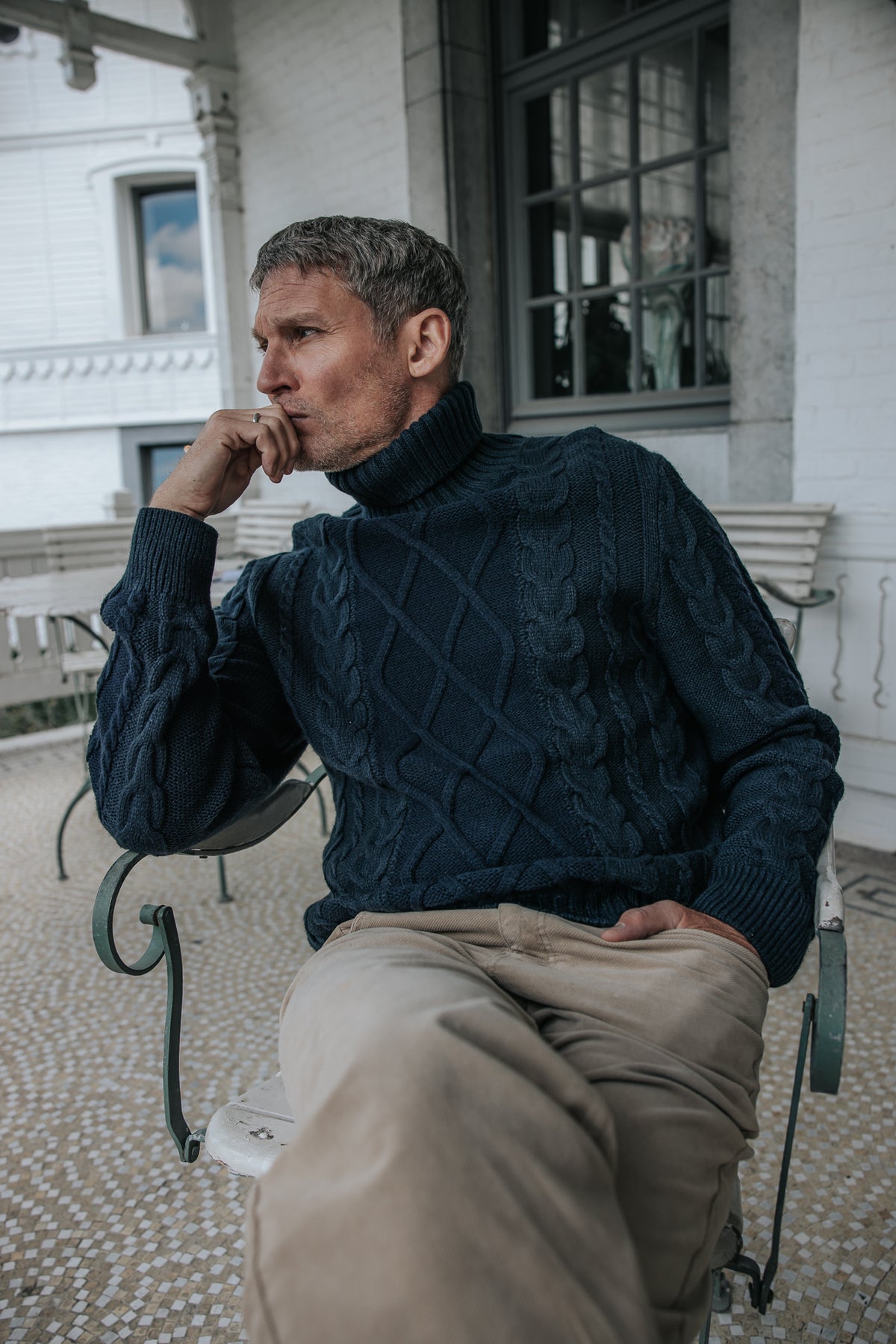 

Jersey de ochos con cuello alto Hombre Bancroft Tyrell original | Freeman T. Porter