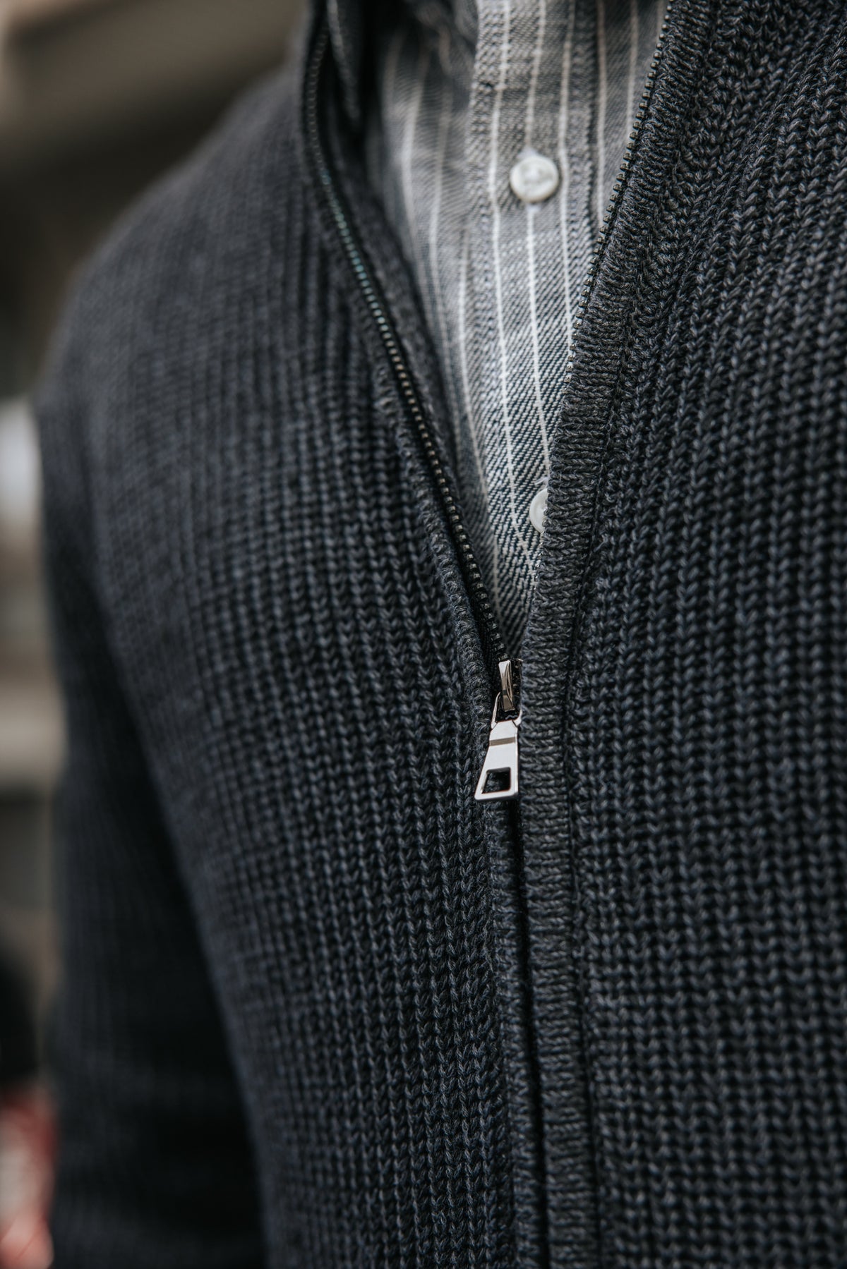 
              

Gilet col montant Homme Gil Grumpy charcoal | Freeman T. Porter
            
