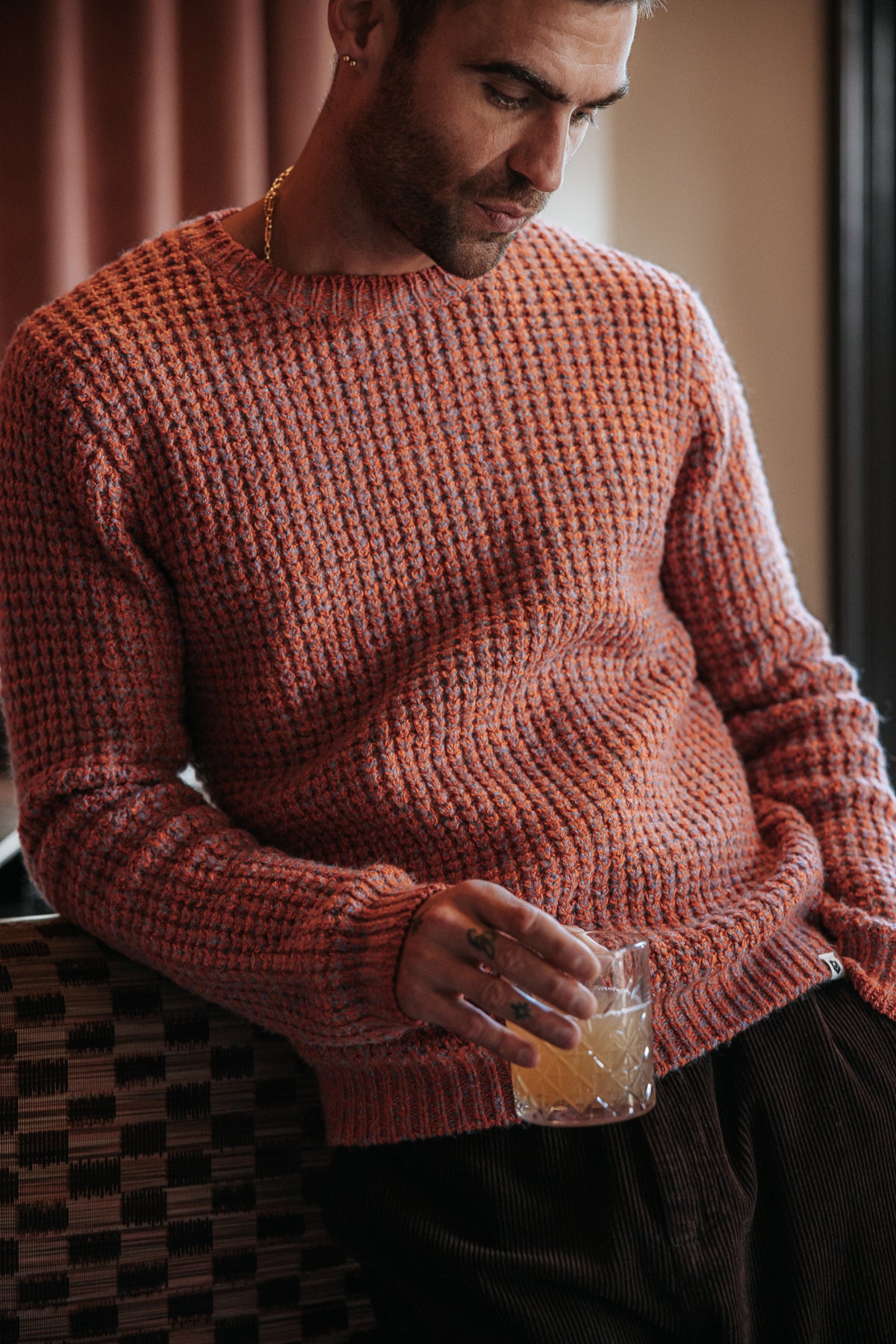

Jersey de punto piqué Hombre Monty Fython orange | Freeman T. Porter